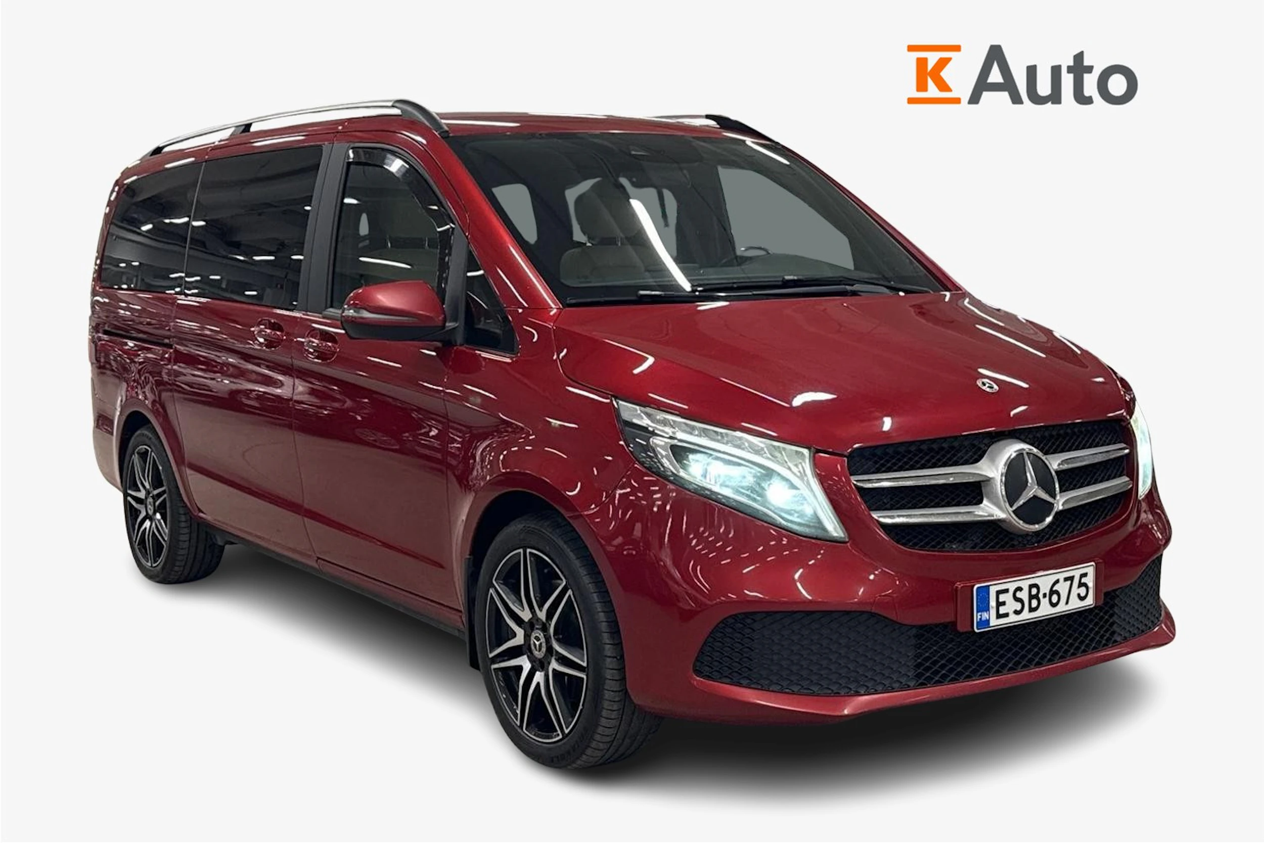 punainen Mercedes-Benz V 2020 kuva 1.