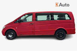 punainen Mercedes-Benz Vito 2007 kuva 5.