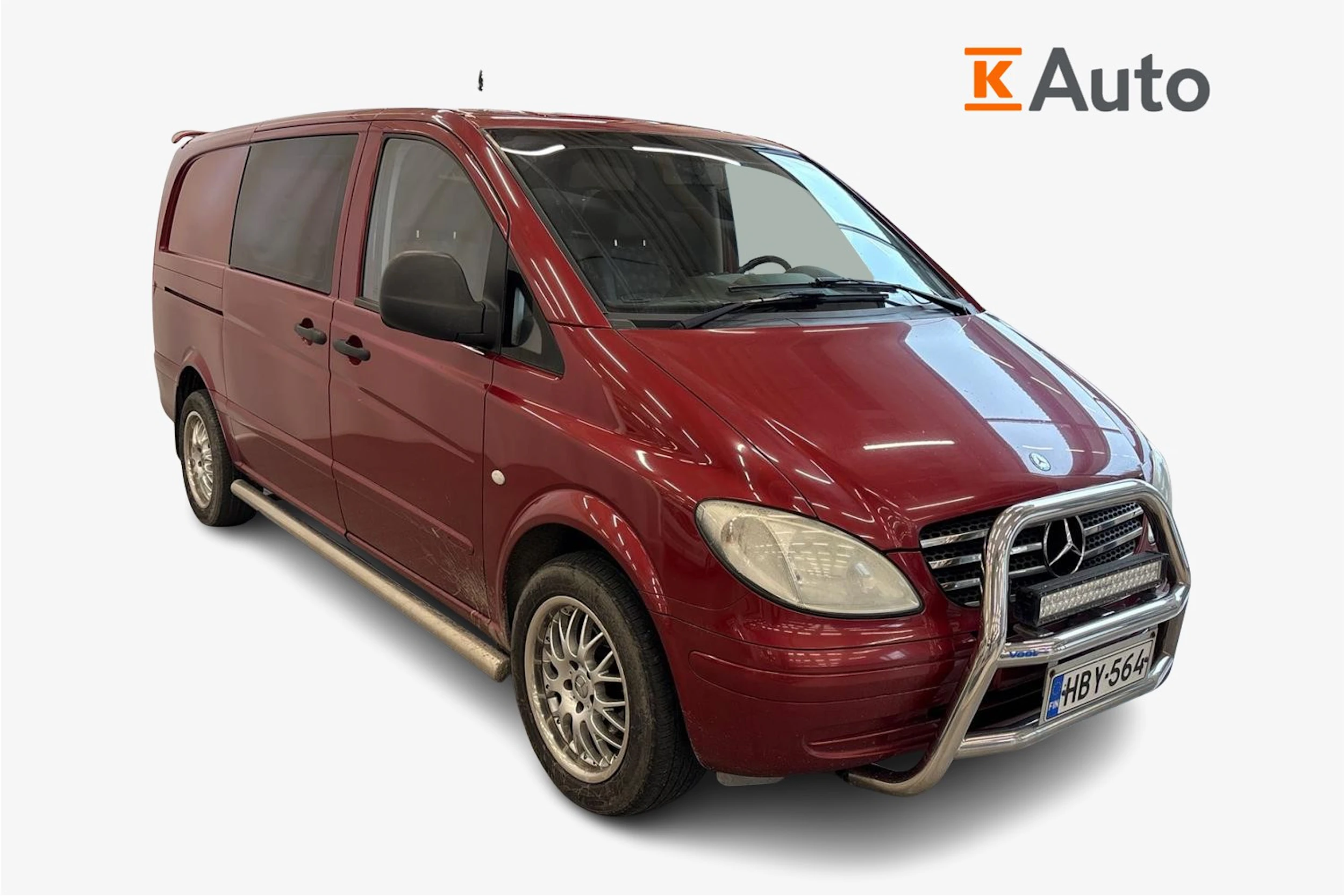 punainen Mercedes-Benz Vito 2008 kuva 1.