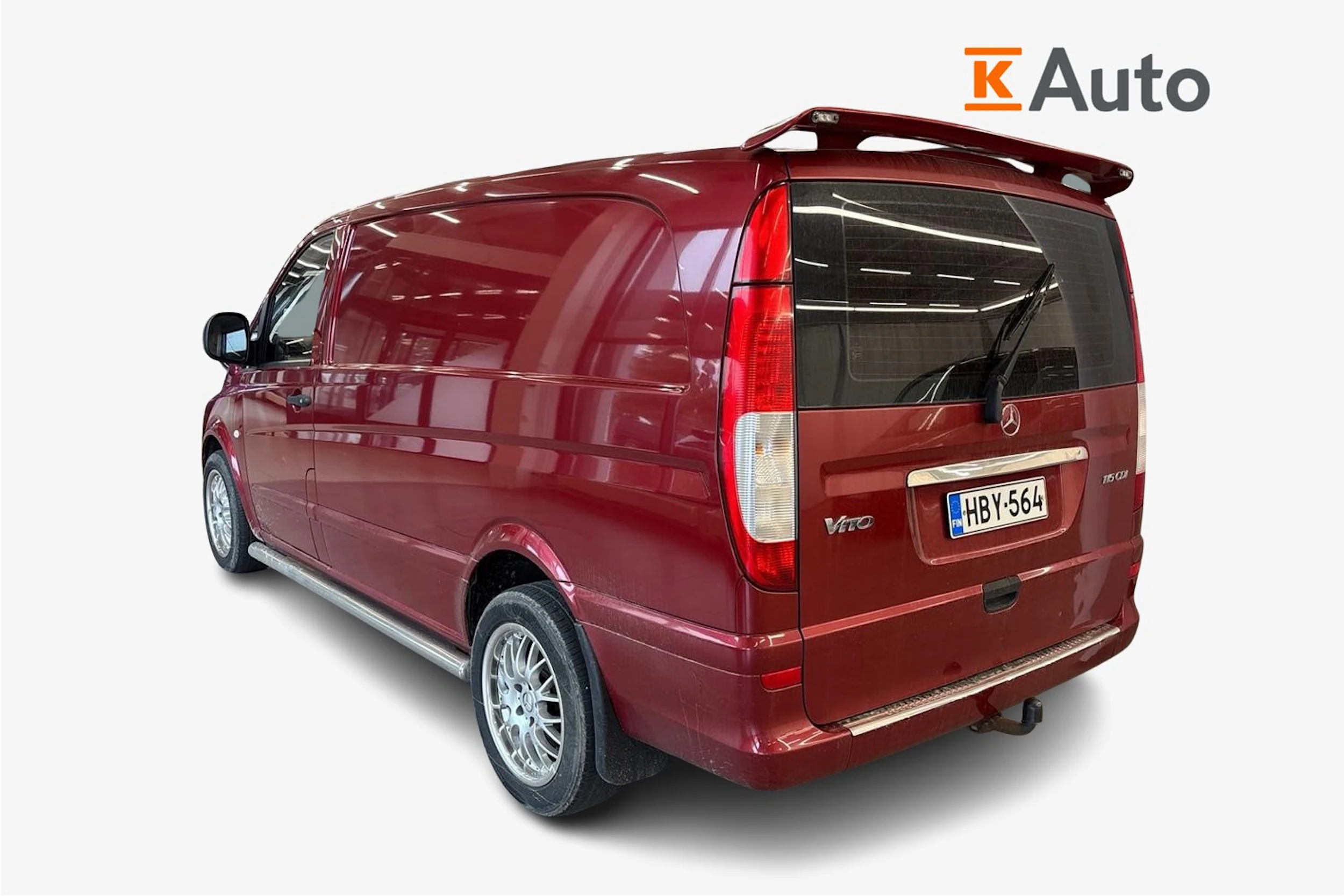 punainen Mercedes-Benz Vito 2008 kuva 2.