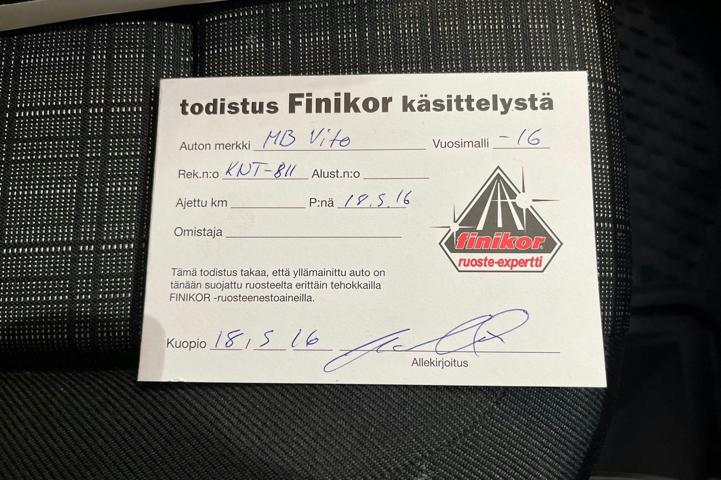 Sininen Mercedes-Benz VITO 2016 kuva 27.