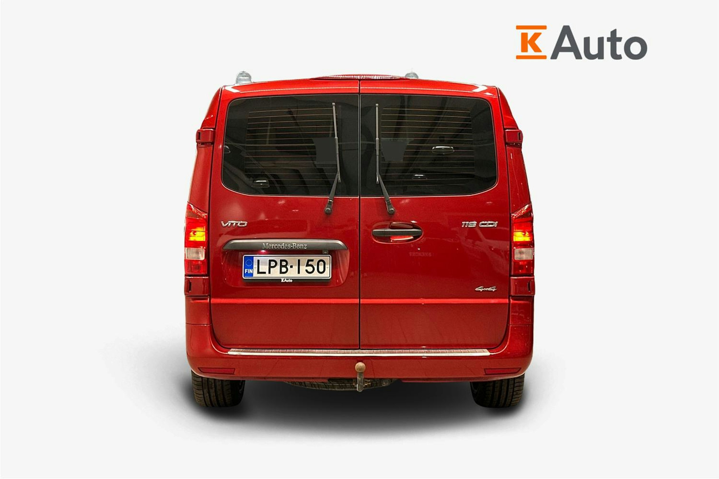 punainen Mercedes-Benz Vito 2020 kuva 3.