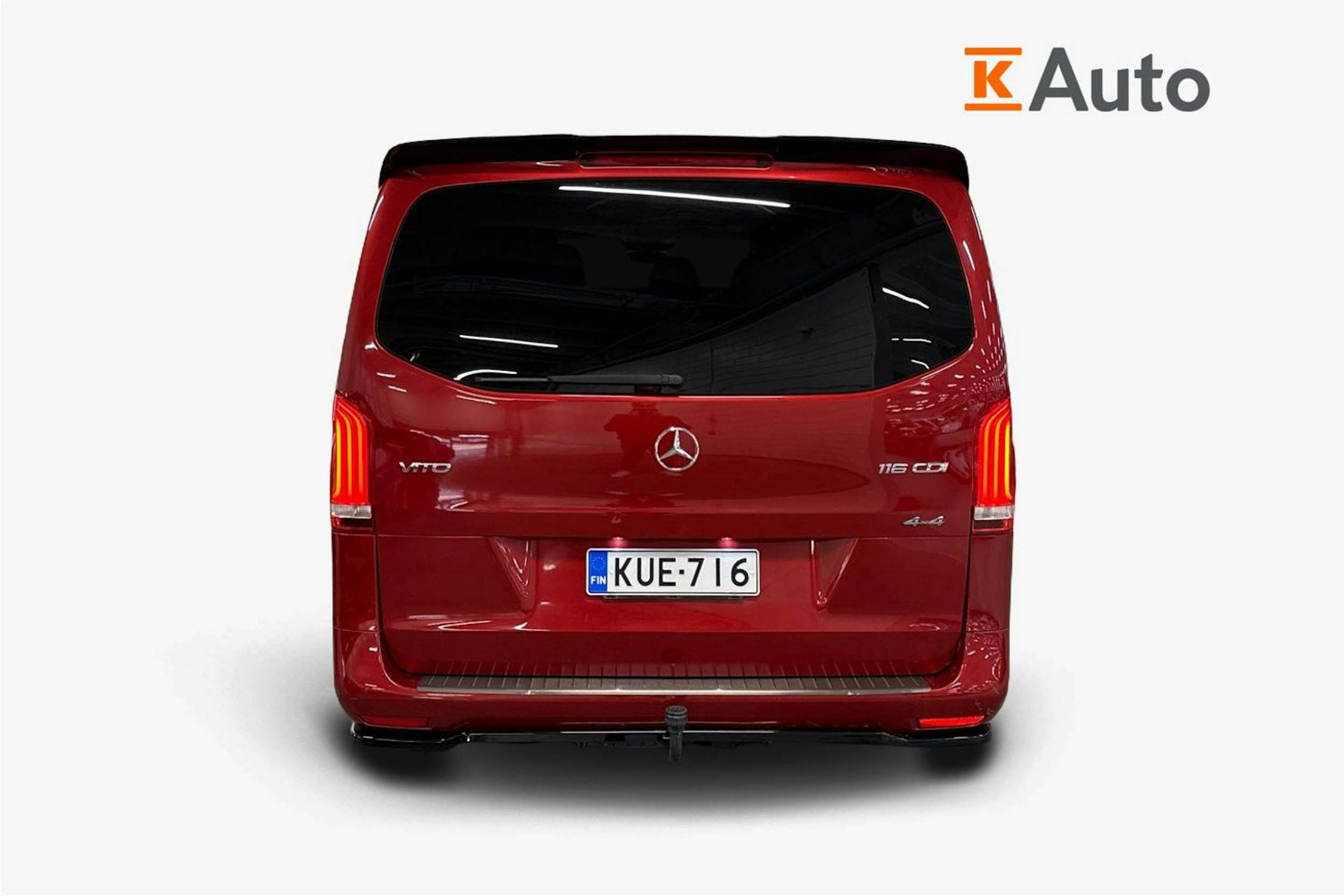 Punainen Mercedes-Benz VITO 2021 kuva 3.