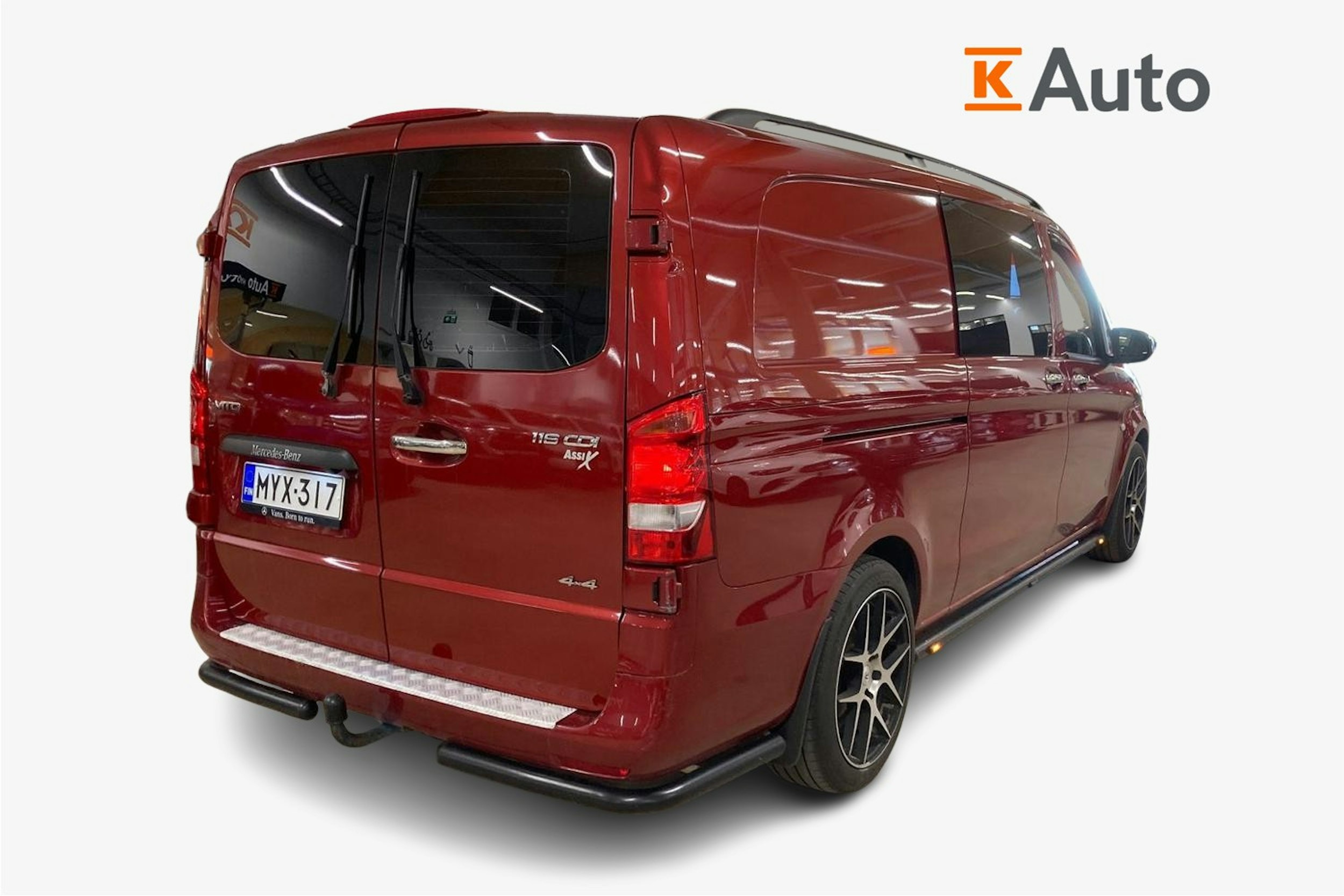 punainen Mercedes-Benz Vito 2021 kuva 2.
