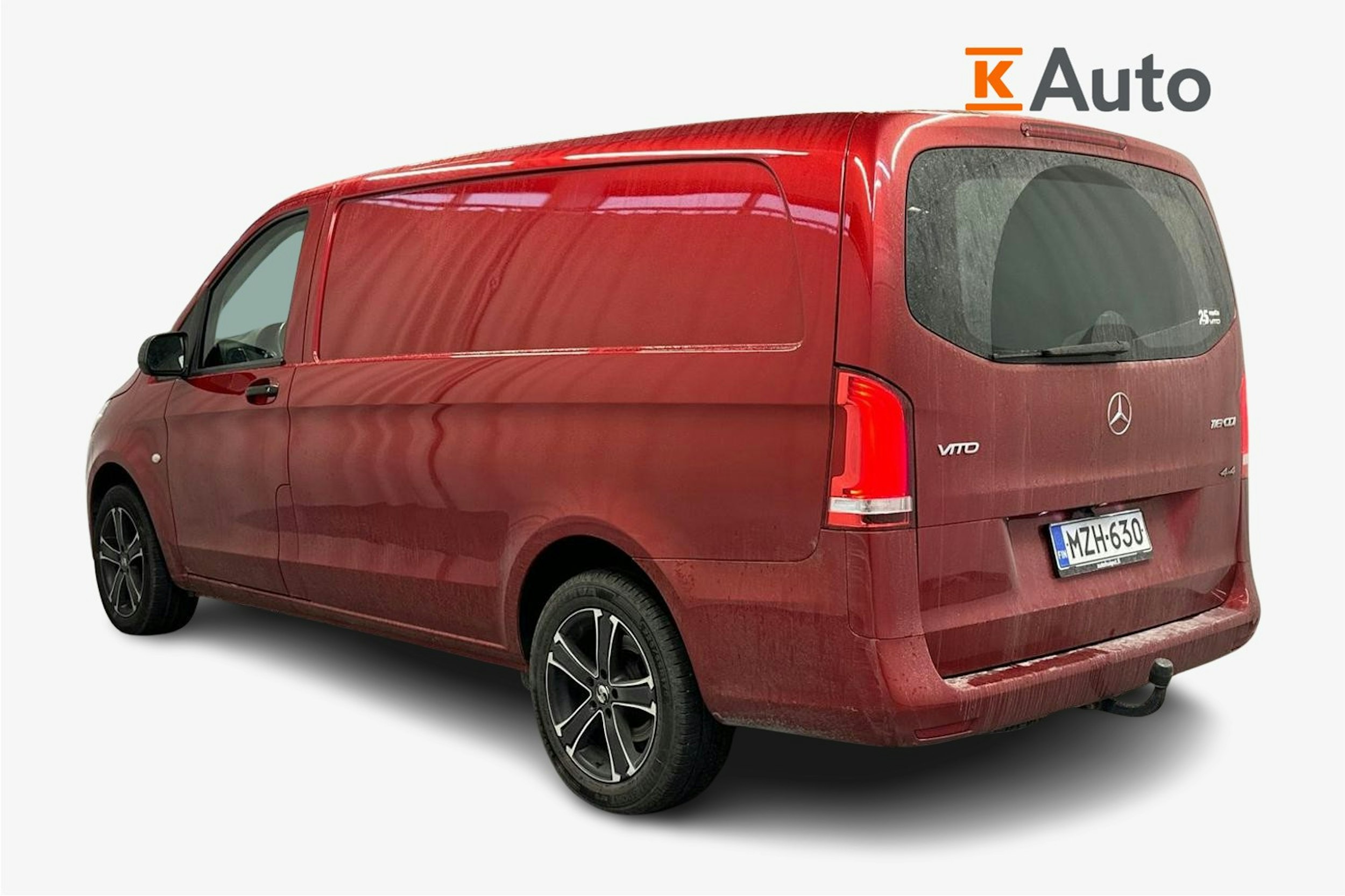 punainen Mercedes-Benz Vito 2021 kuva 2.
