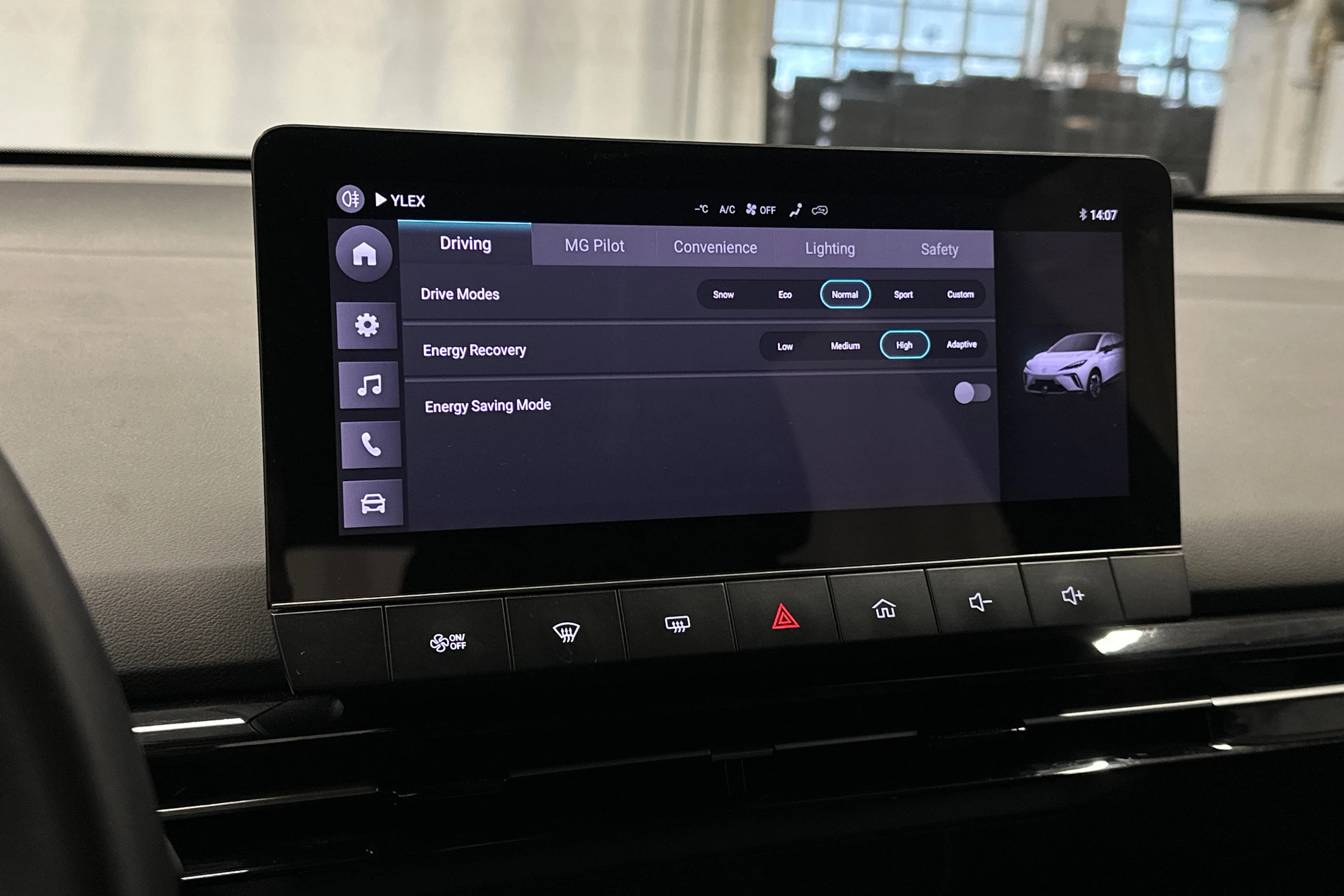 harmaa MG MG4 2023 kuva 19.