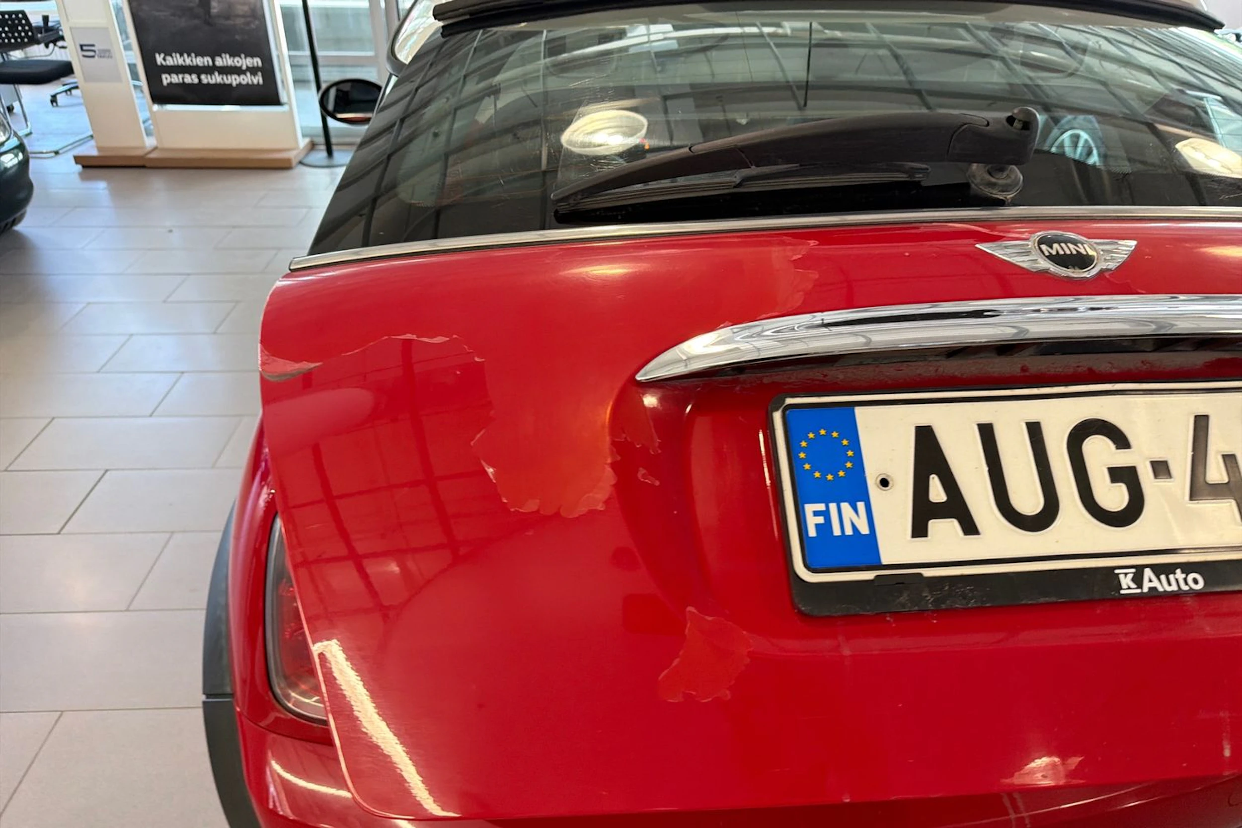 Punainen Mini Cooper 2006 kuva 24.
