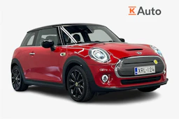 punainen Mini Cooper SE 2021 kuva 1.