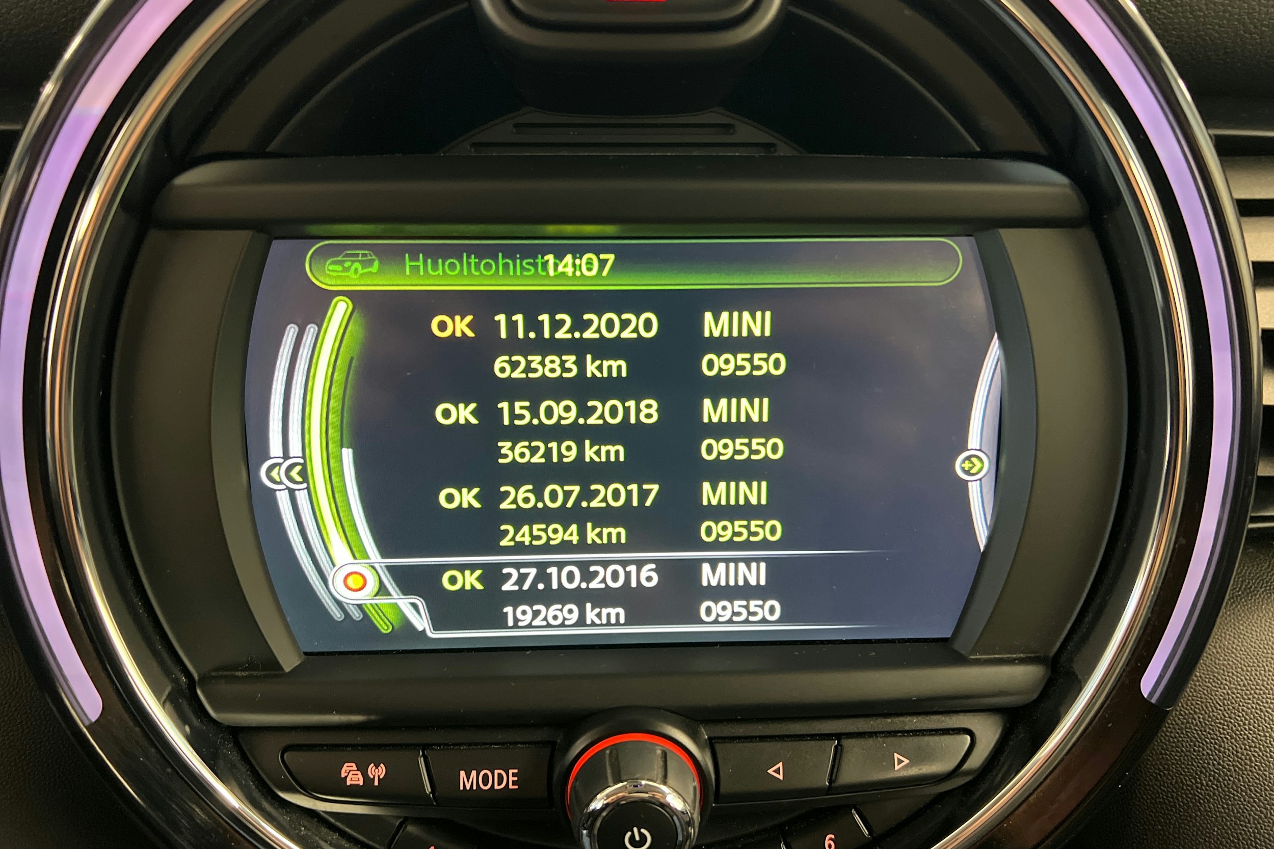 sininen Mini Hatchback 2015 kuva 27.