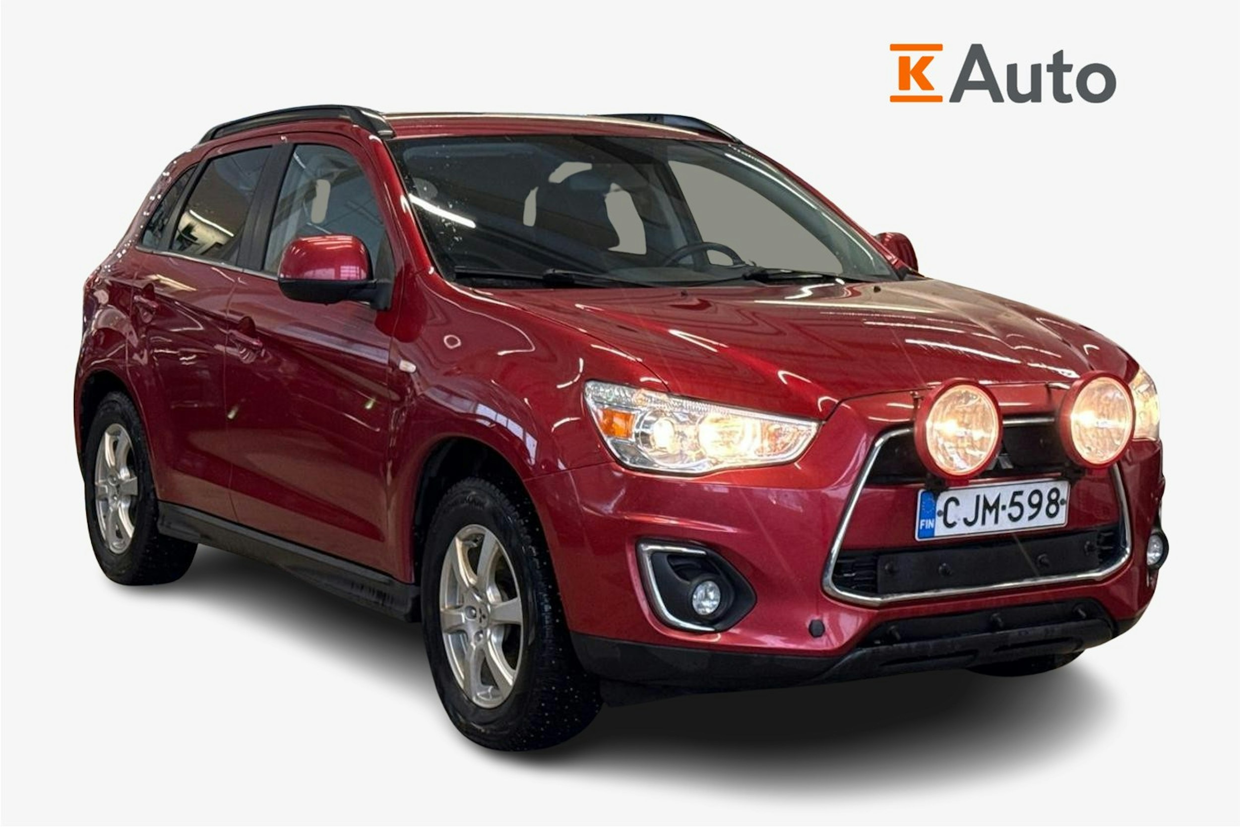 met. punainen Mitsubishi ASX 2014 kuva 1.