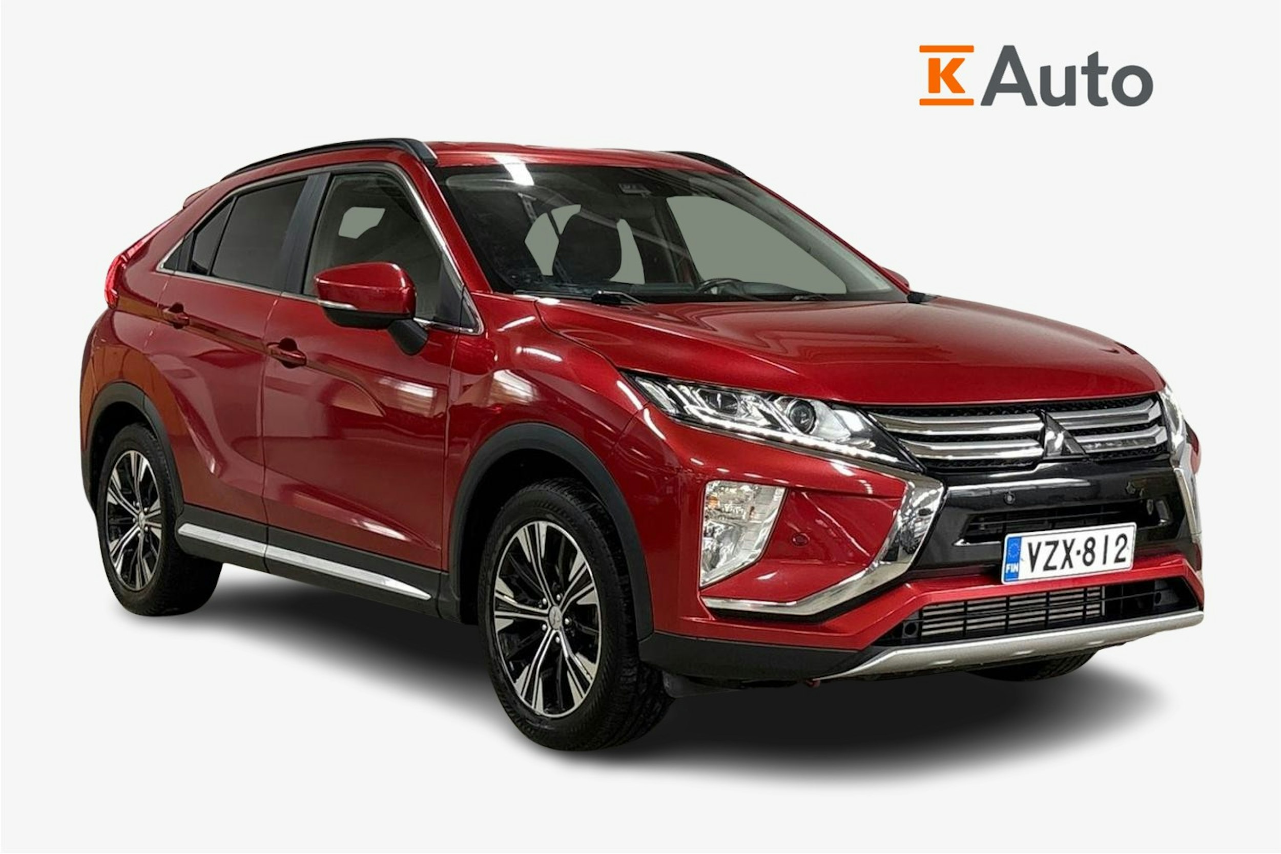 punainen Mitsubishi Eclipse Cross 2018 kuva 1.