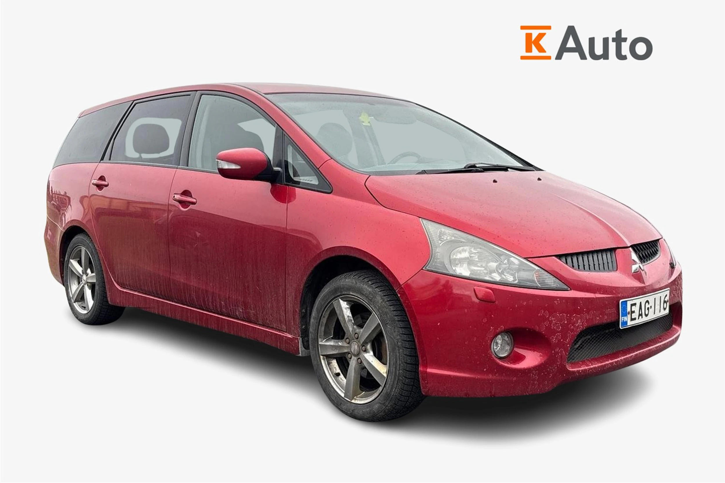 Punainen Mitsubishi Grandis 2009 kuva 1.