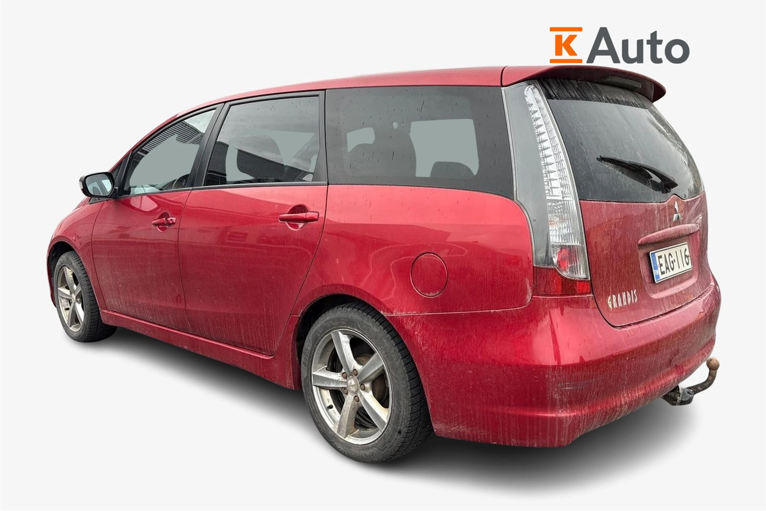 Punainen Mitsubishi Grandis 2009 kuva 2.
