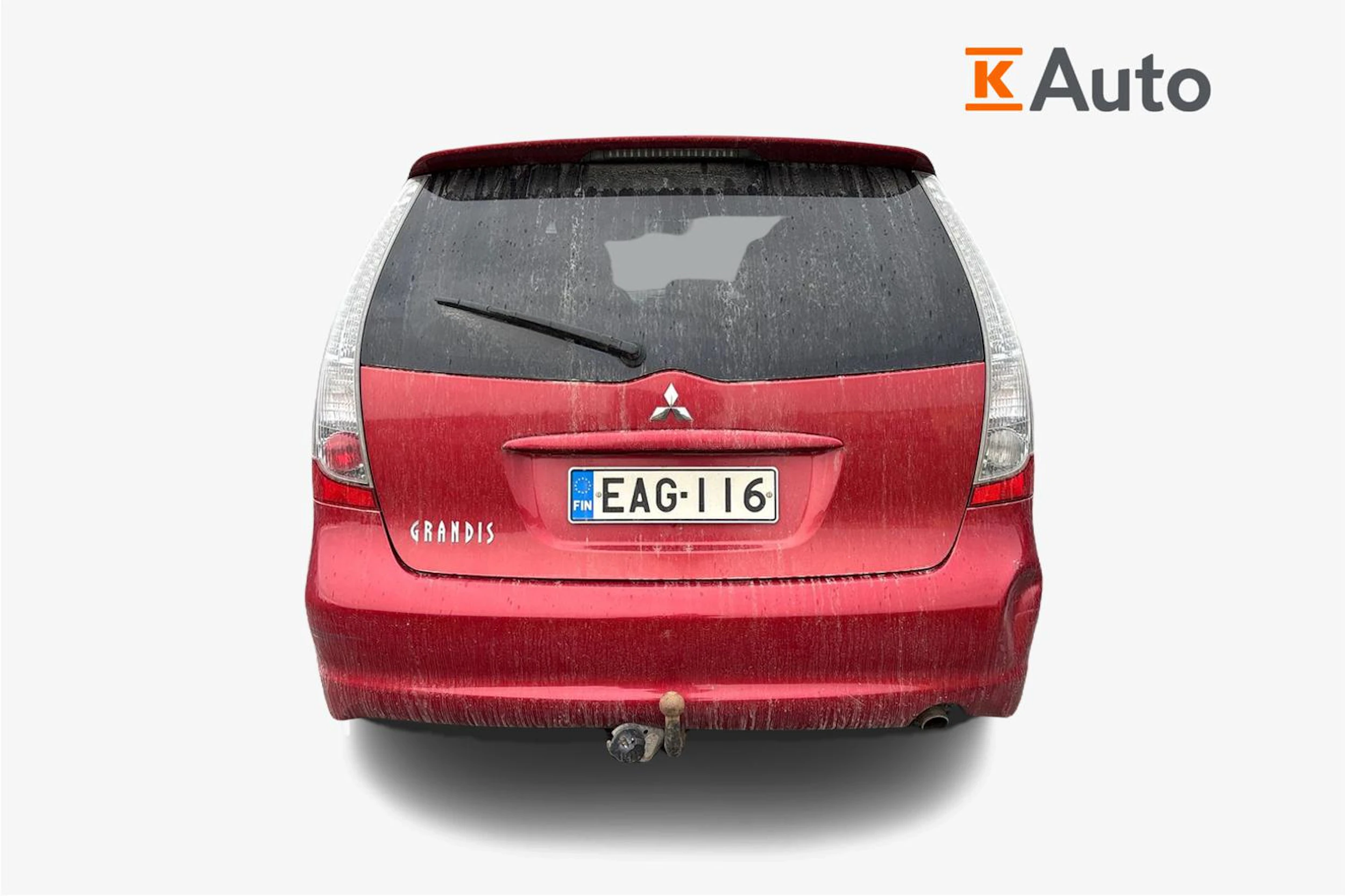 Punainen Mitsubishi Grandis 2009 kuva 3.