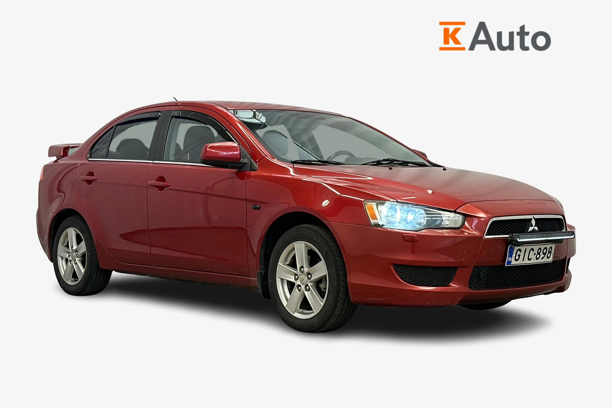 punainen Mitsubishi Lancer 2008 kuva 1.