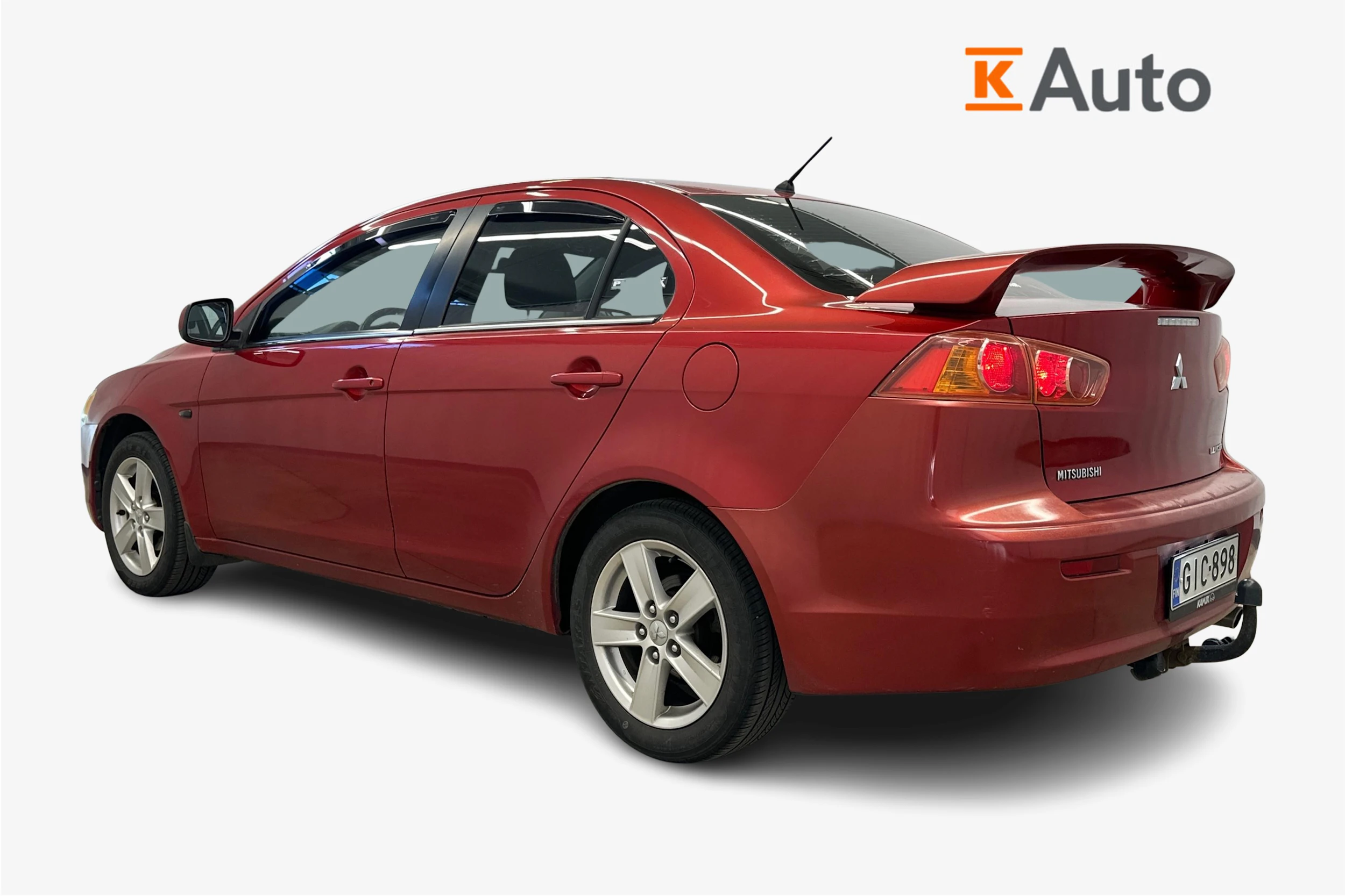 punainen Mitsubishi Lancer 2008 kuva 2.