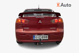 punainen Mitsubishi Lancer 2008 kuva 3.