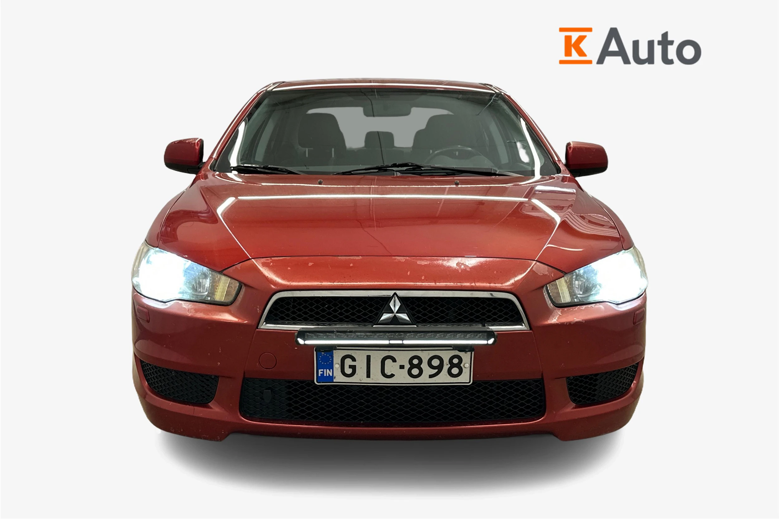 punainen Mitsubishi Lancer 2008 kuva 4.