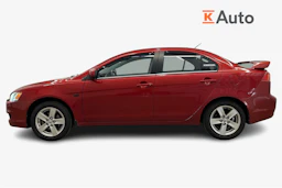 punainen Mitsubishi Lancer 2008 kuva 5.