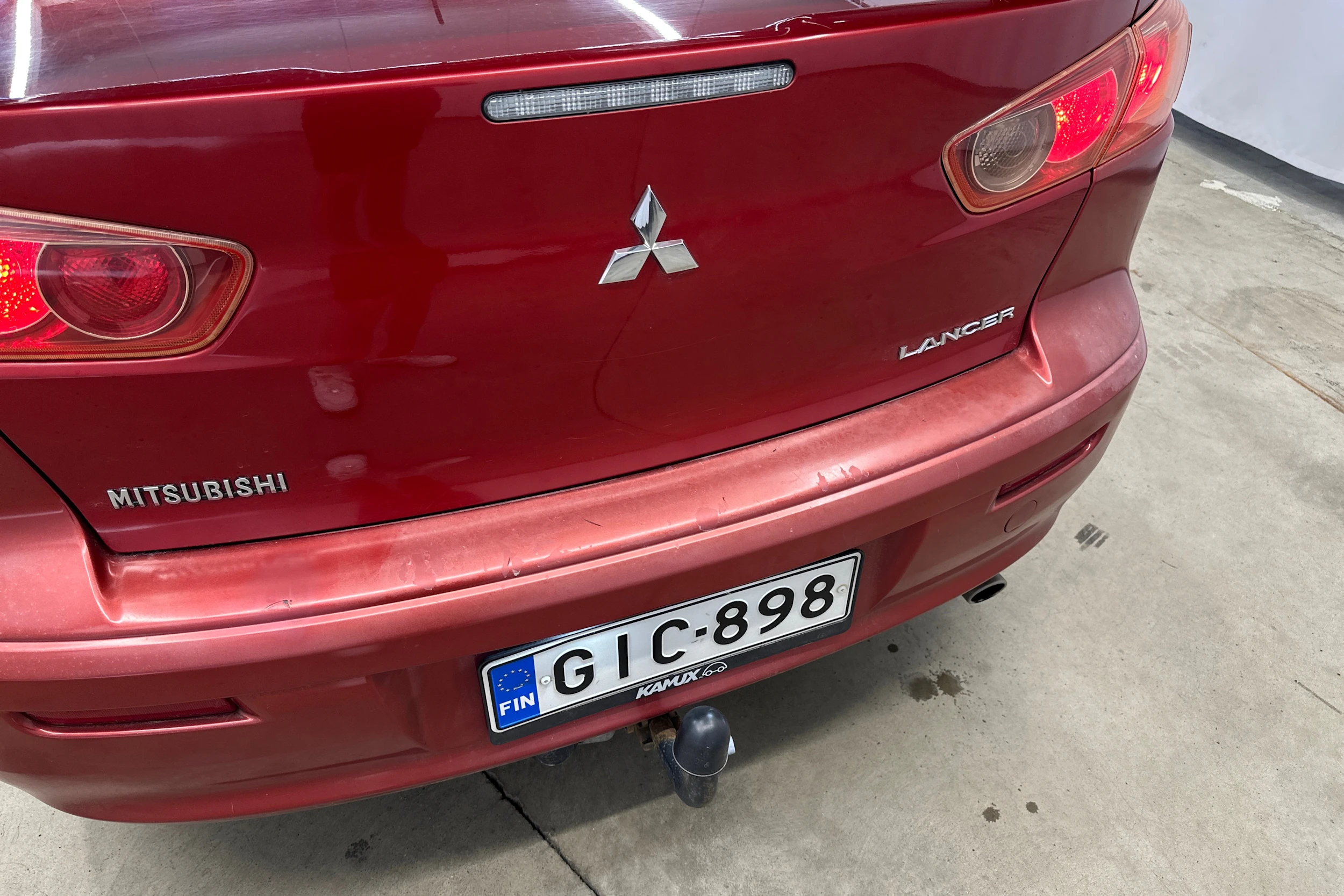 punainen Mitsubishi Lancer 2008 kuva 25.