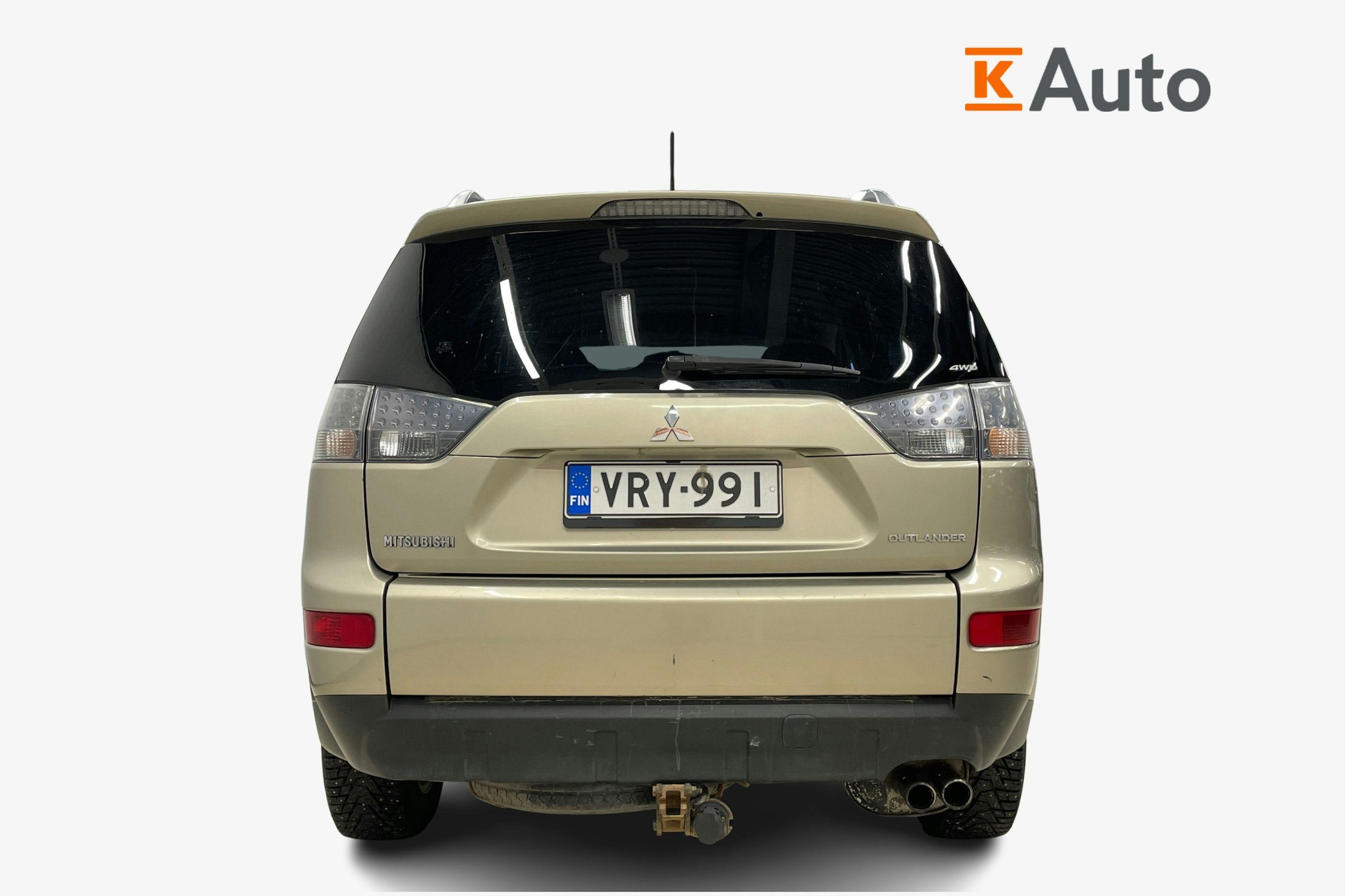 Ruskea (beige) Mitsubishi Outlander 2008 kuva 3.