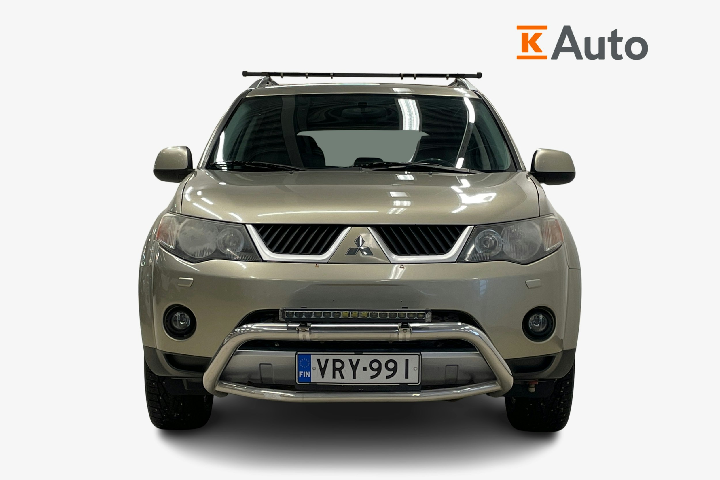 Ruskea (beige) Mitsubishi Outlander 2008 kuva 4.