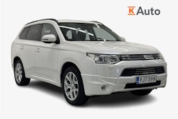 valkoinen Mitsubishi Outlander PHEV 2014 kuva 1.