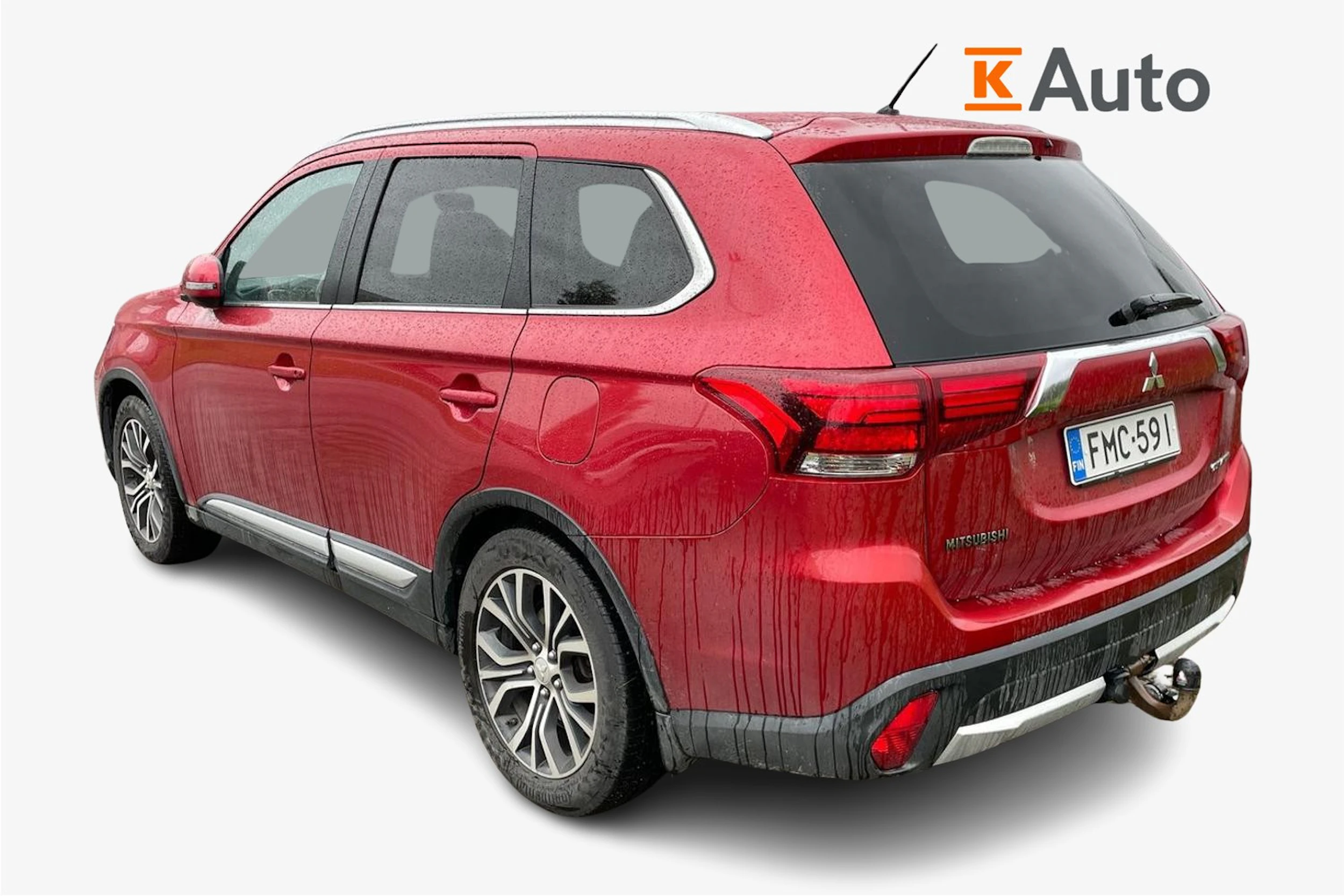 punainen Mitsubishi Outlander 2016 kuva 2.