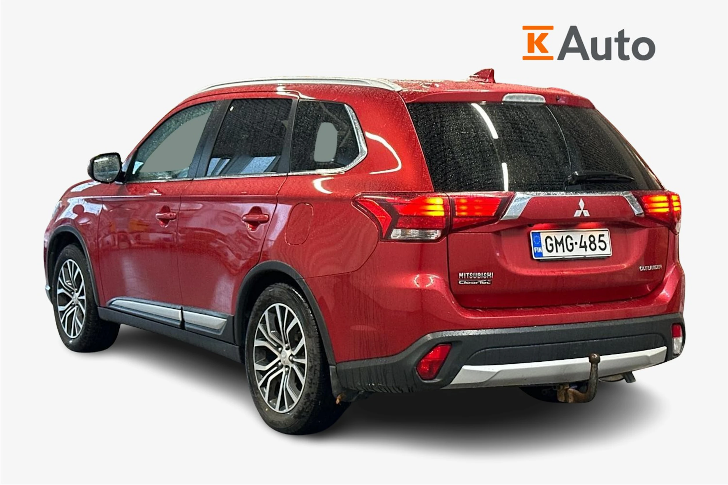 punainen Mitsubishi Outlander 2017 kuva 2.