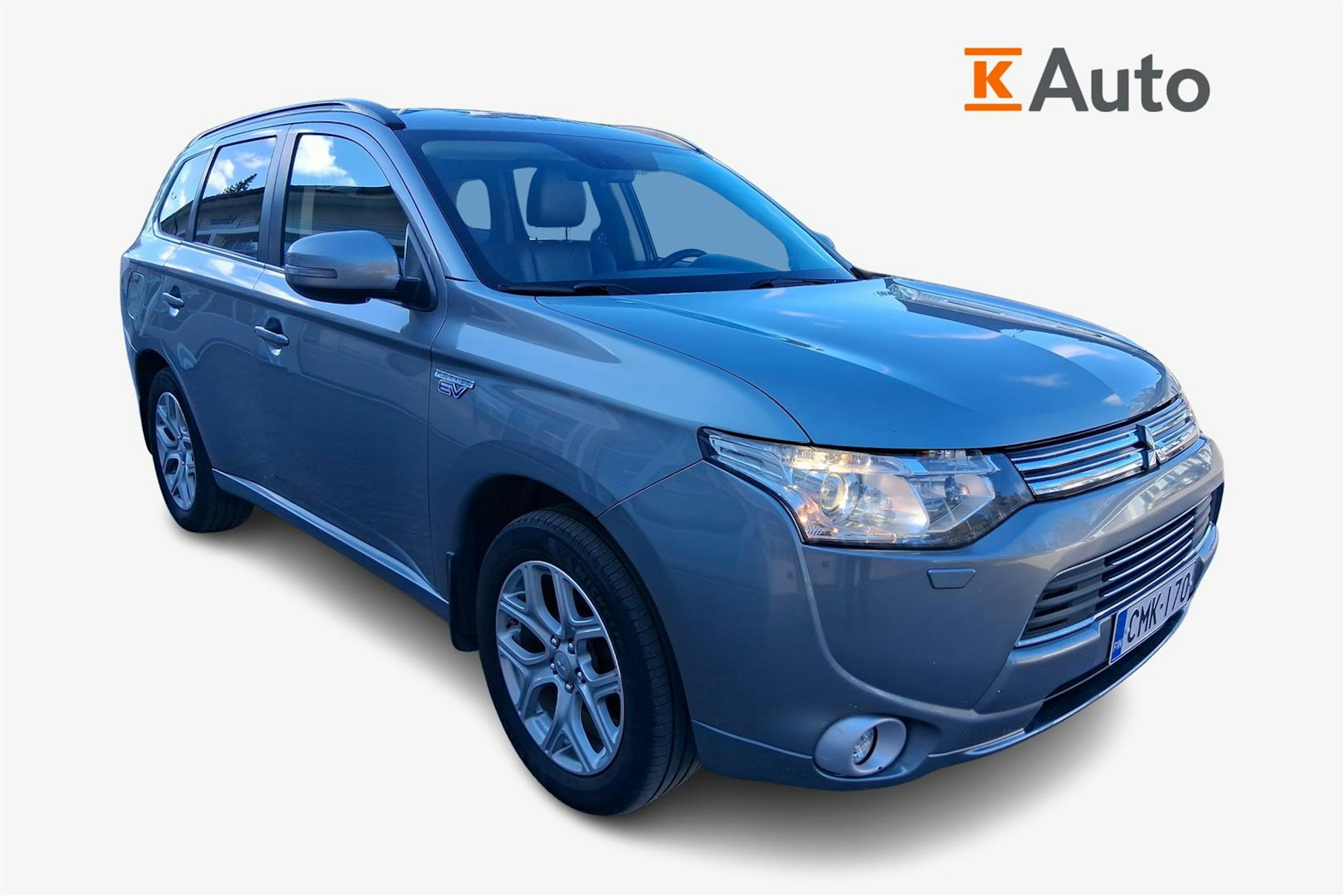 harmaa Mitsubishi Outlander PHEV 2014 kuva 1.
