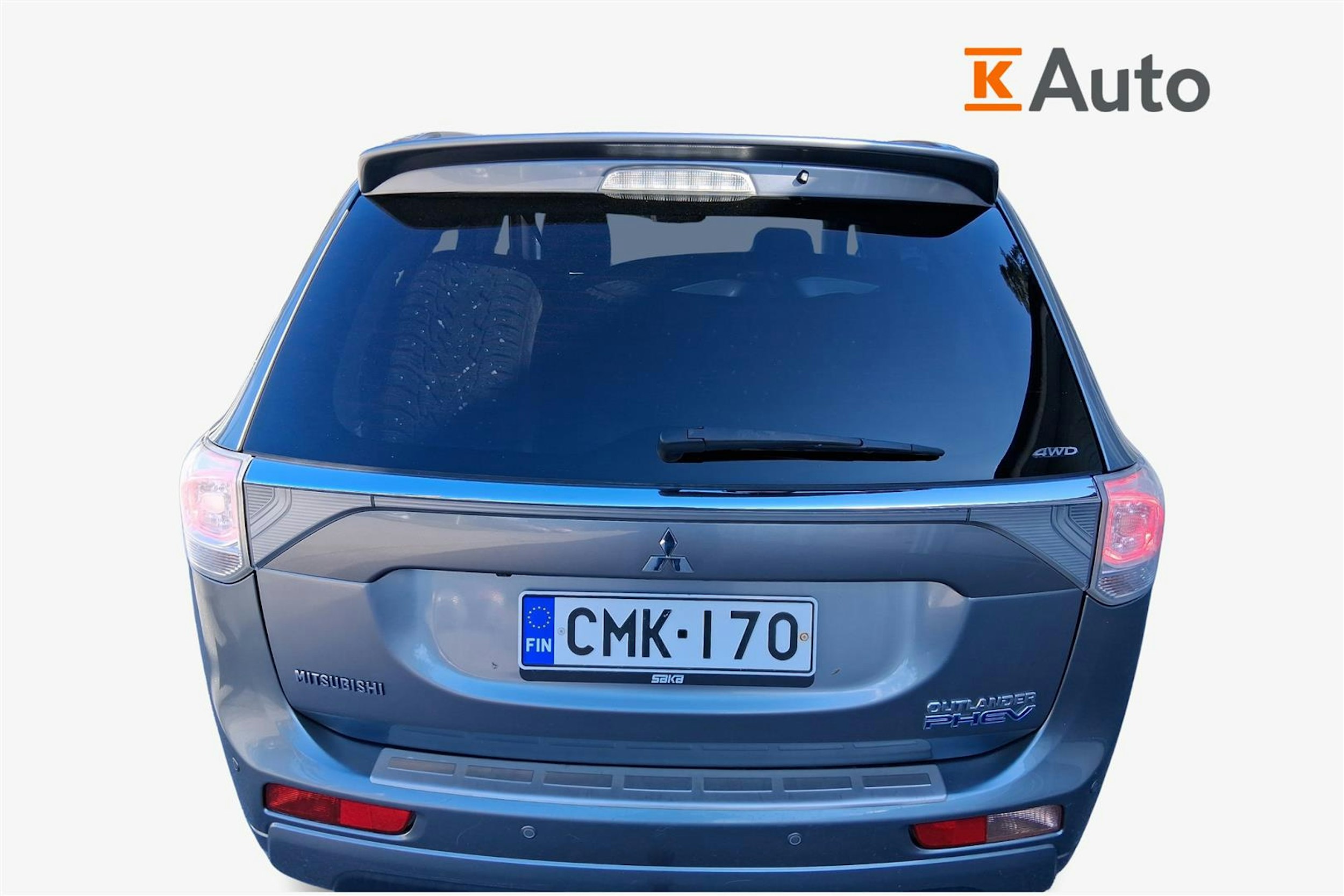 harmaa Mitsubishi Outlander PHEV 2014 kuva 3.