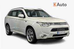 valkoinen Mitsubishi Outlander PHEV 2014 kuva 1.