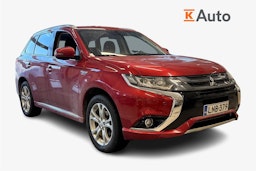 punainen Mitsubishi Outlander PHEV 2016 kuva 1.