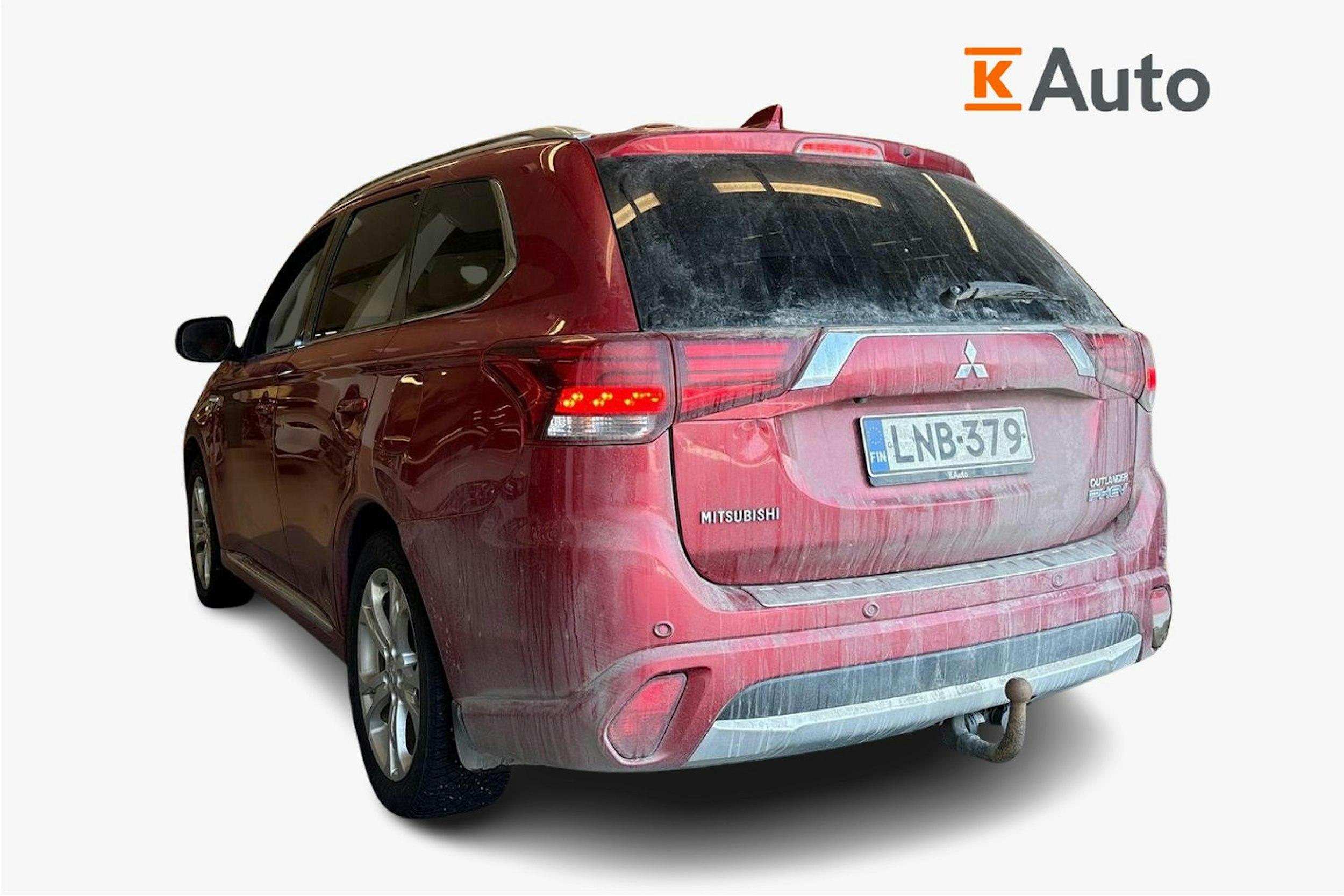 punainen Mitsubishi Outlander PHEV 2016 kuva 2.
