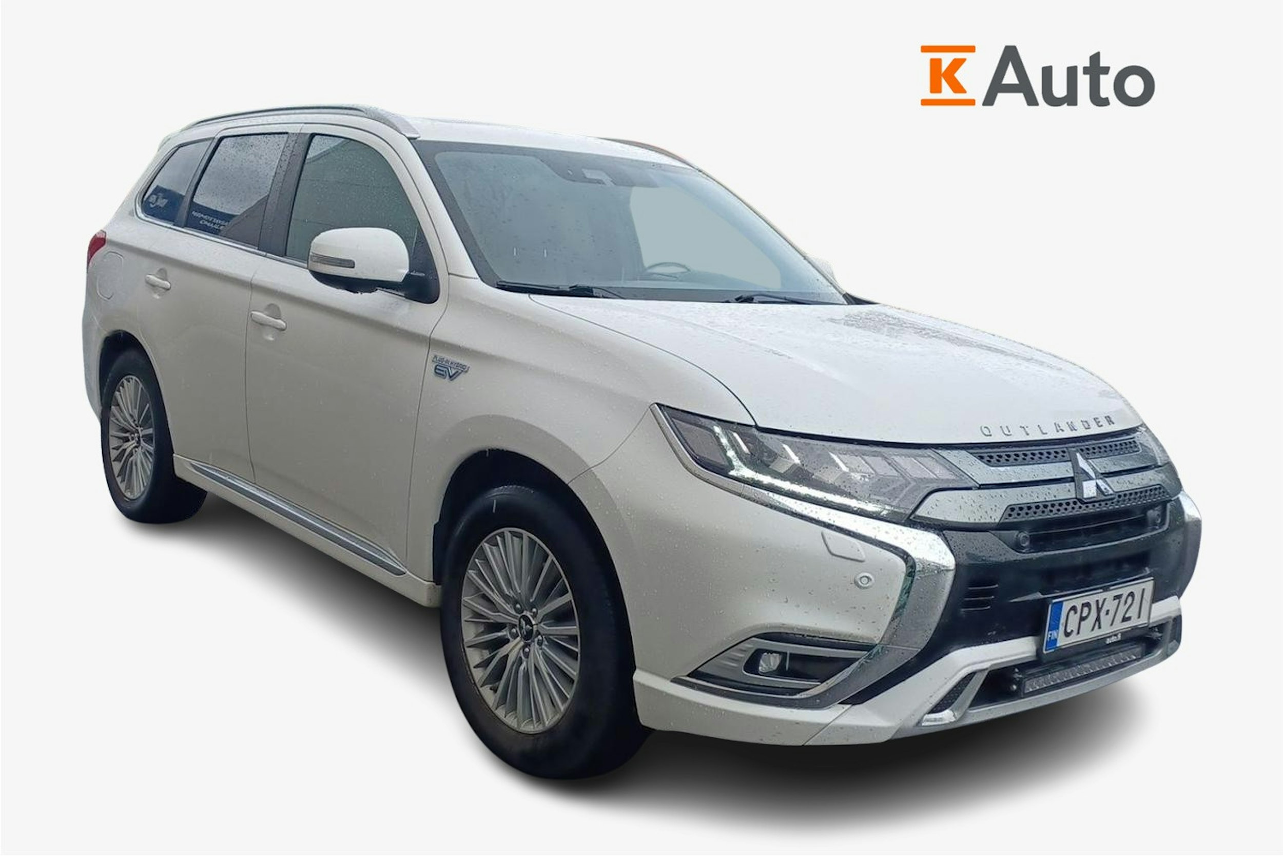 valkoinen Mitsubishi Outlander PHEV 2018 kuva 1.