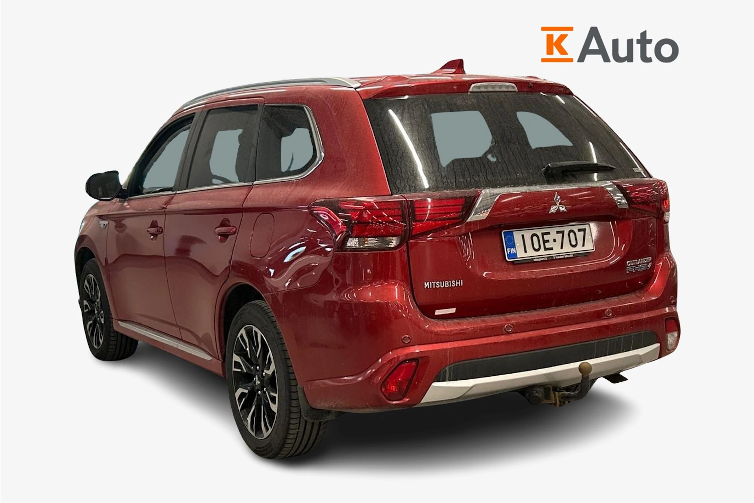 Punainen Mitsubishi Outlander PHEV 2018 kuva 2.