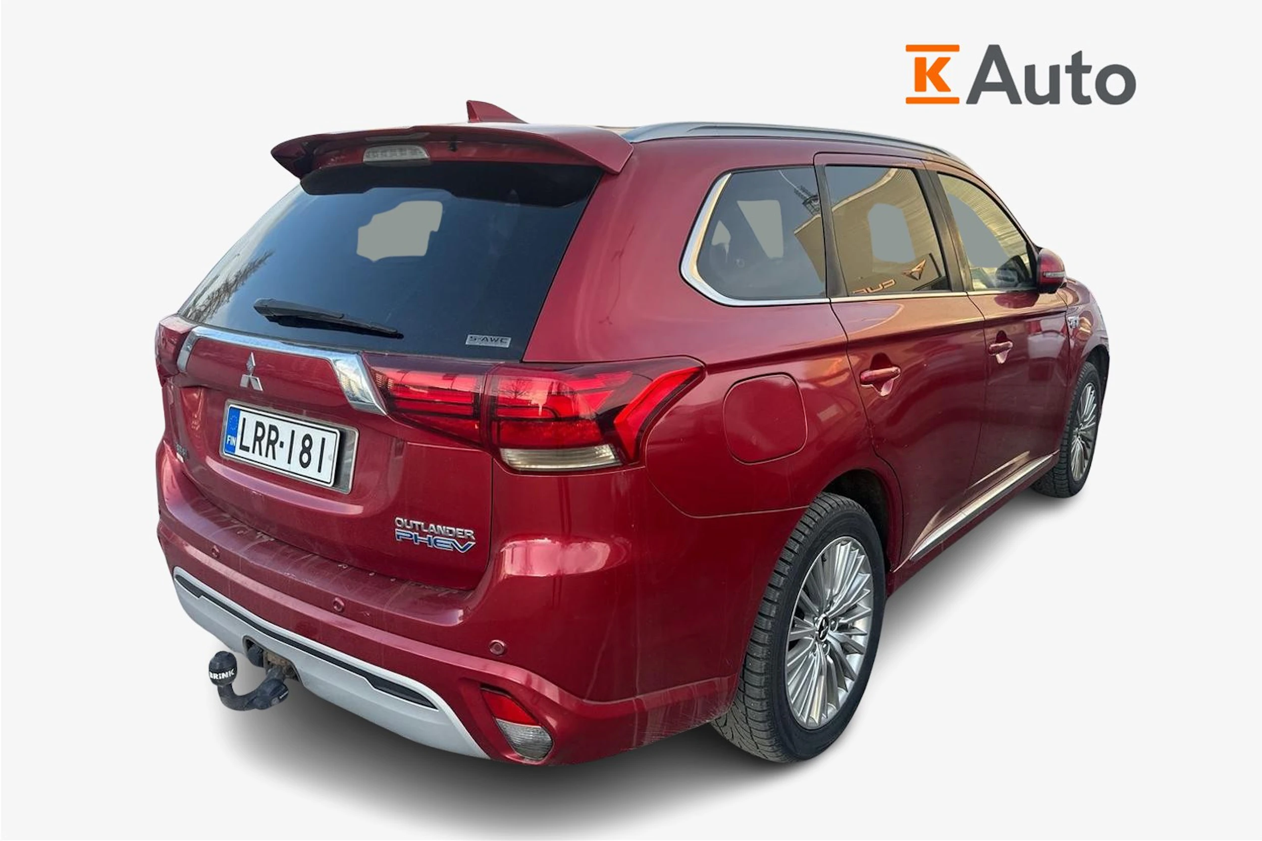 Punainen Mitsubishi Outlander PHEV 2019 kuva 2.