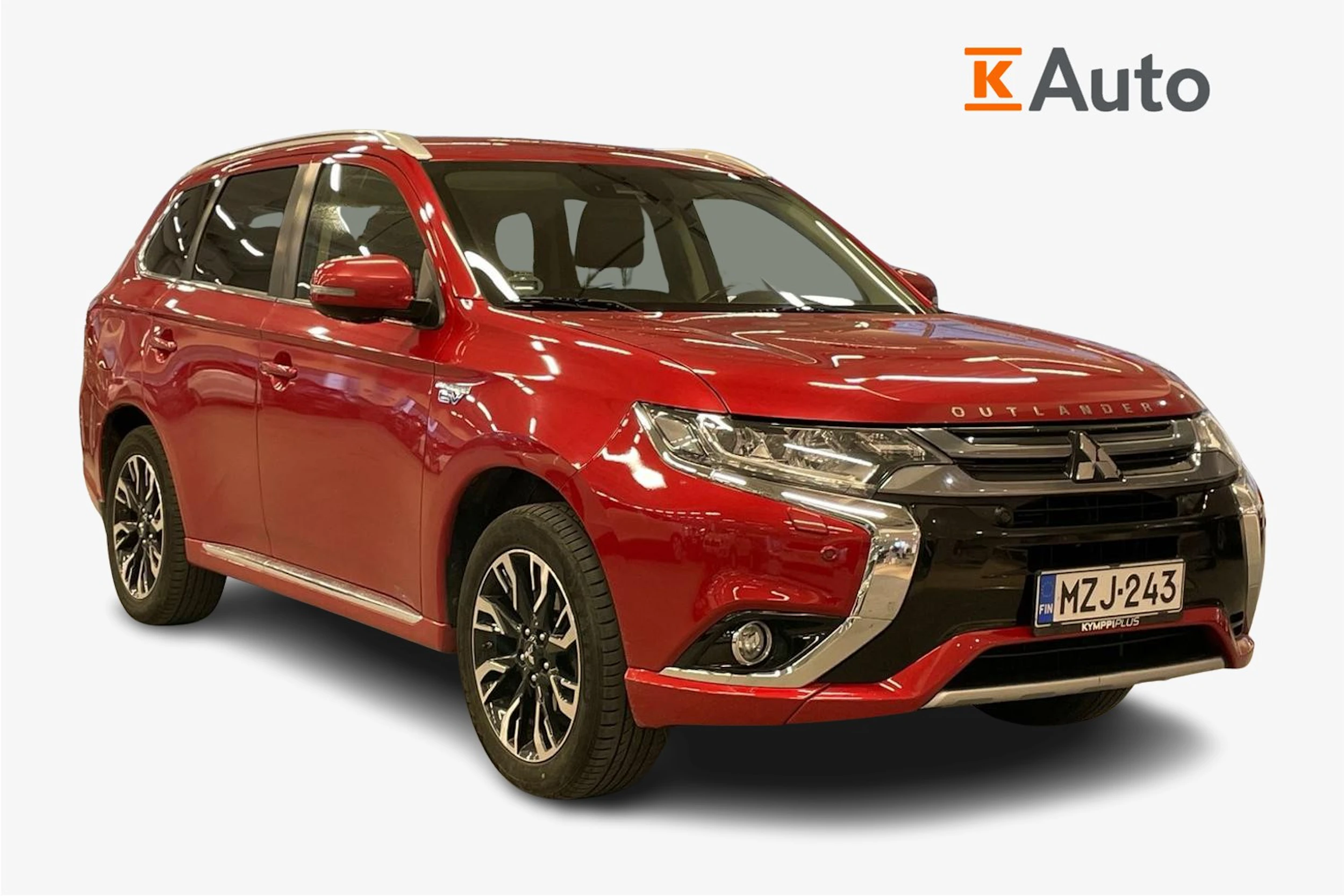met. punainen Mitsubishi Outlander PHEV 2018 kuva 1.