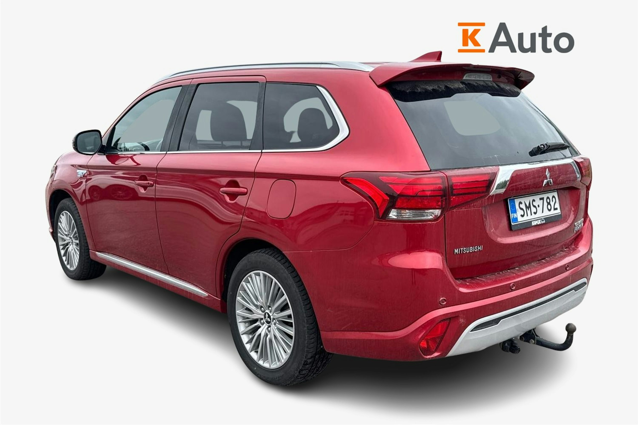 punainen Mitsubishi Outlander PHEV 2018 kuva 2.
