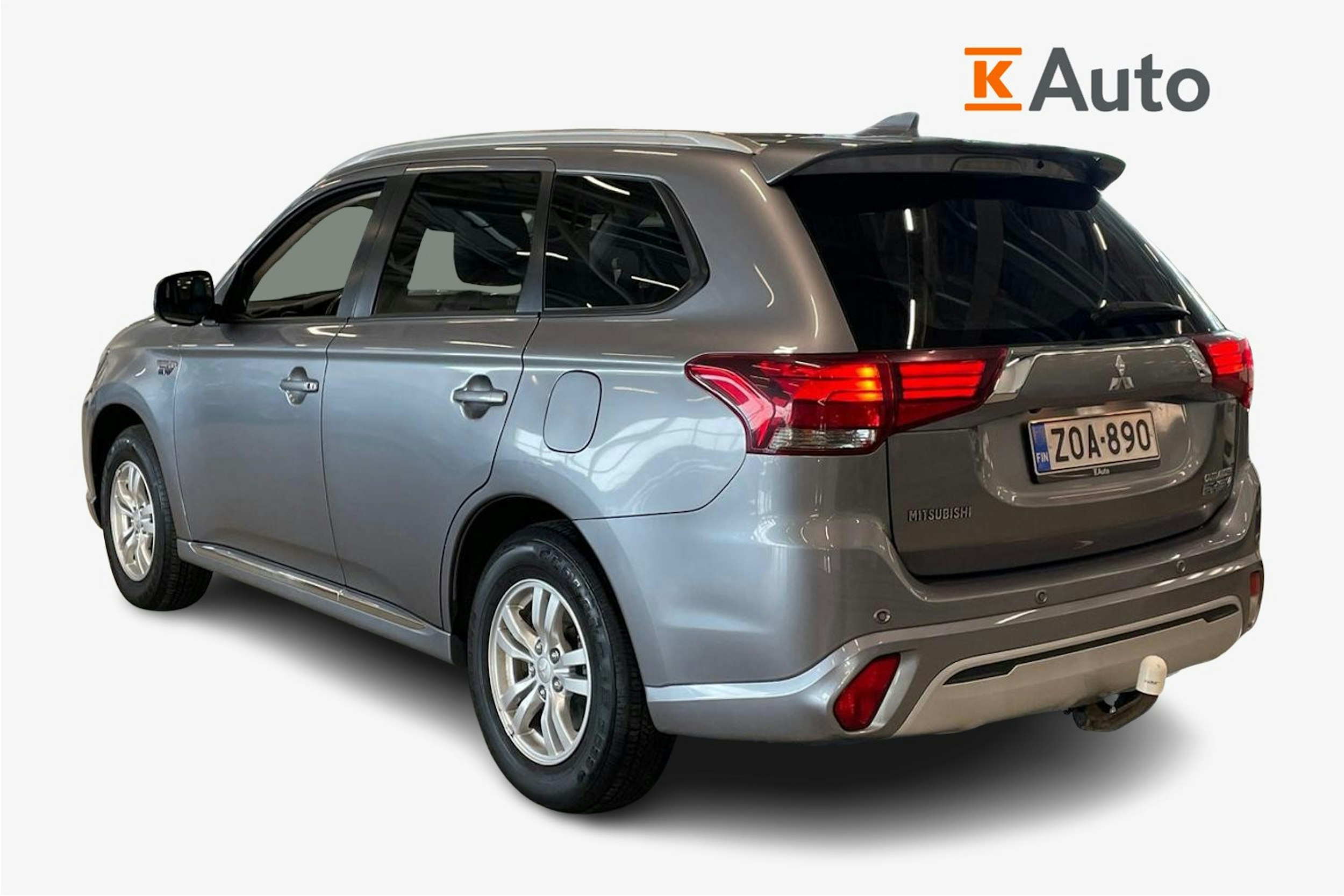 met. harmaa Mitsubishi Outlander PHEV 2018 kuva 2.