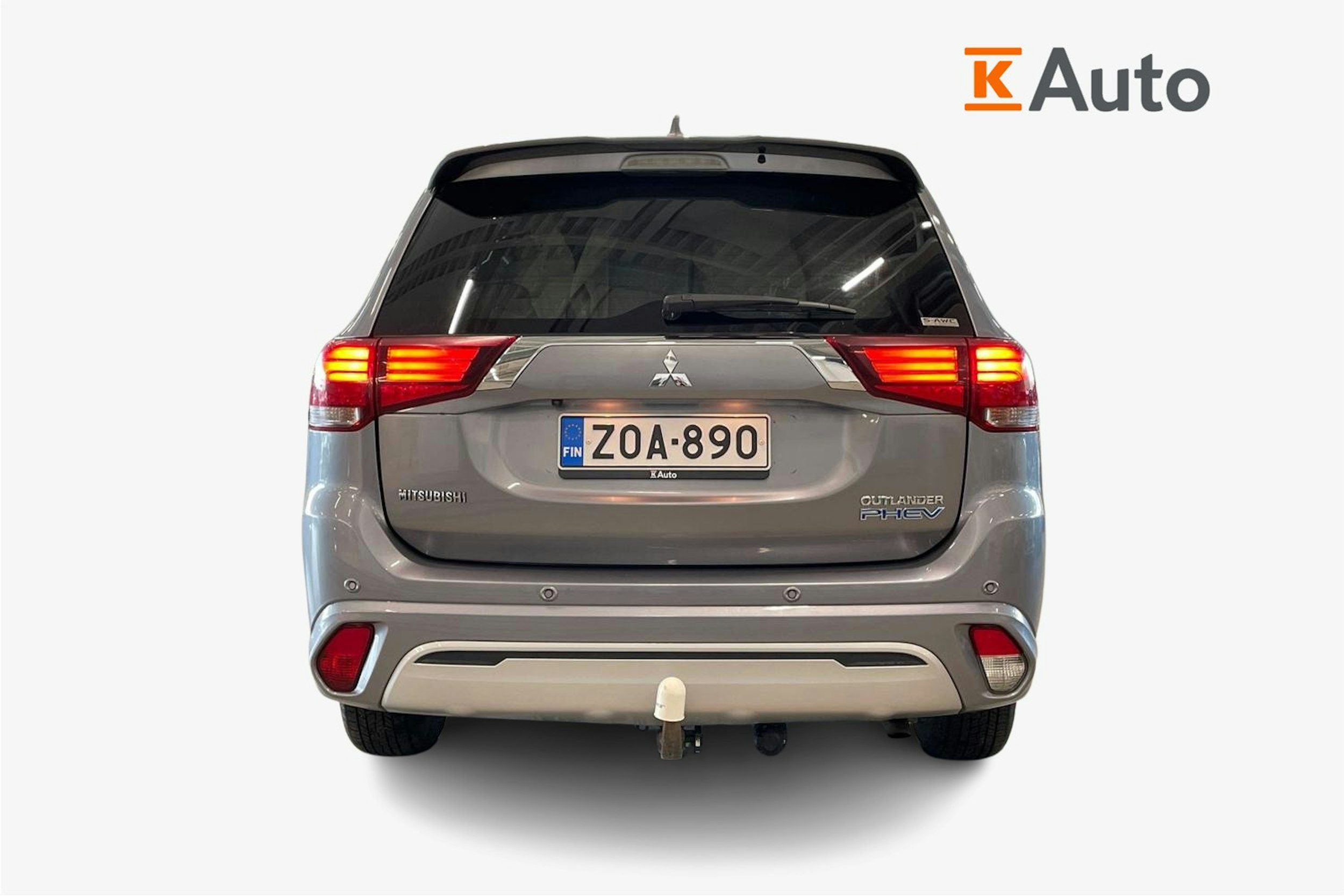 met. harmaa Mitsubishi Outlander PHEV 2018 kuva 3.