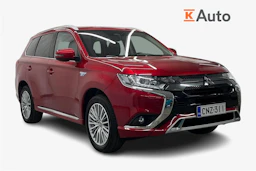 punainen Mitsubishi Outlander PHEV 2019 kuva 1.
