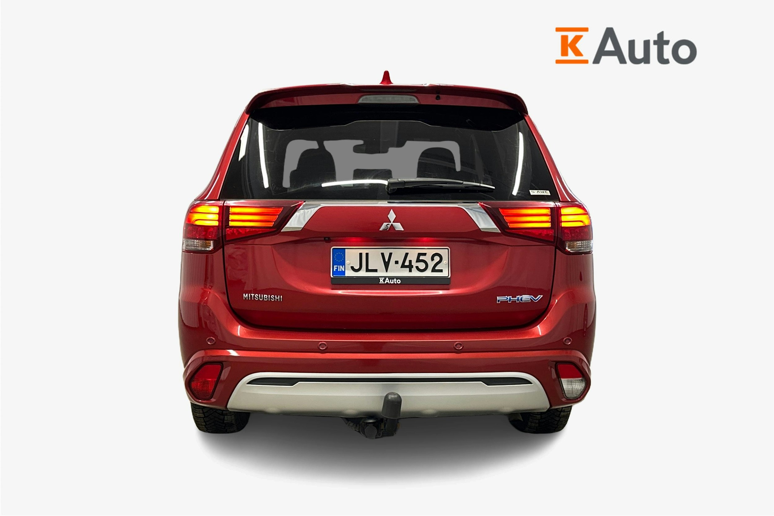 punainen Mitsubishi Outlander PHEV 2019 kuva 3.