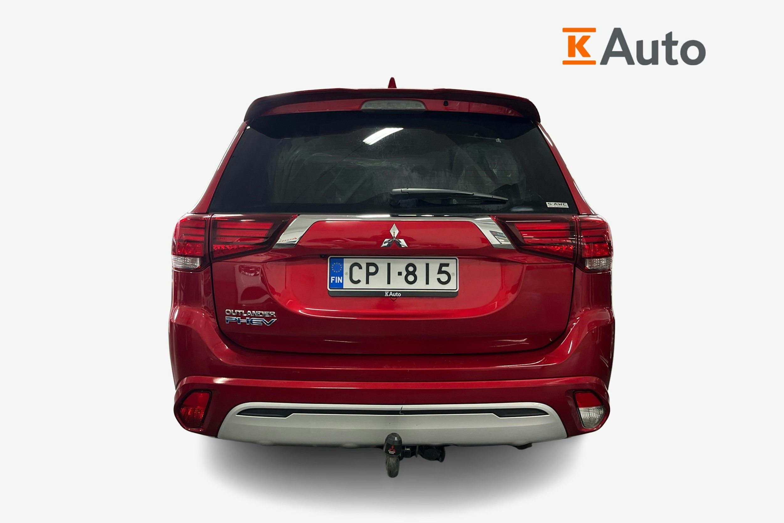 Punainen Mitsubishi Outlander PHEV 2020 kuva 3.