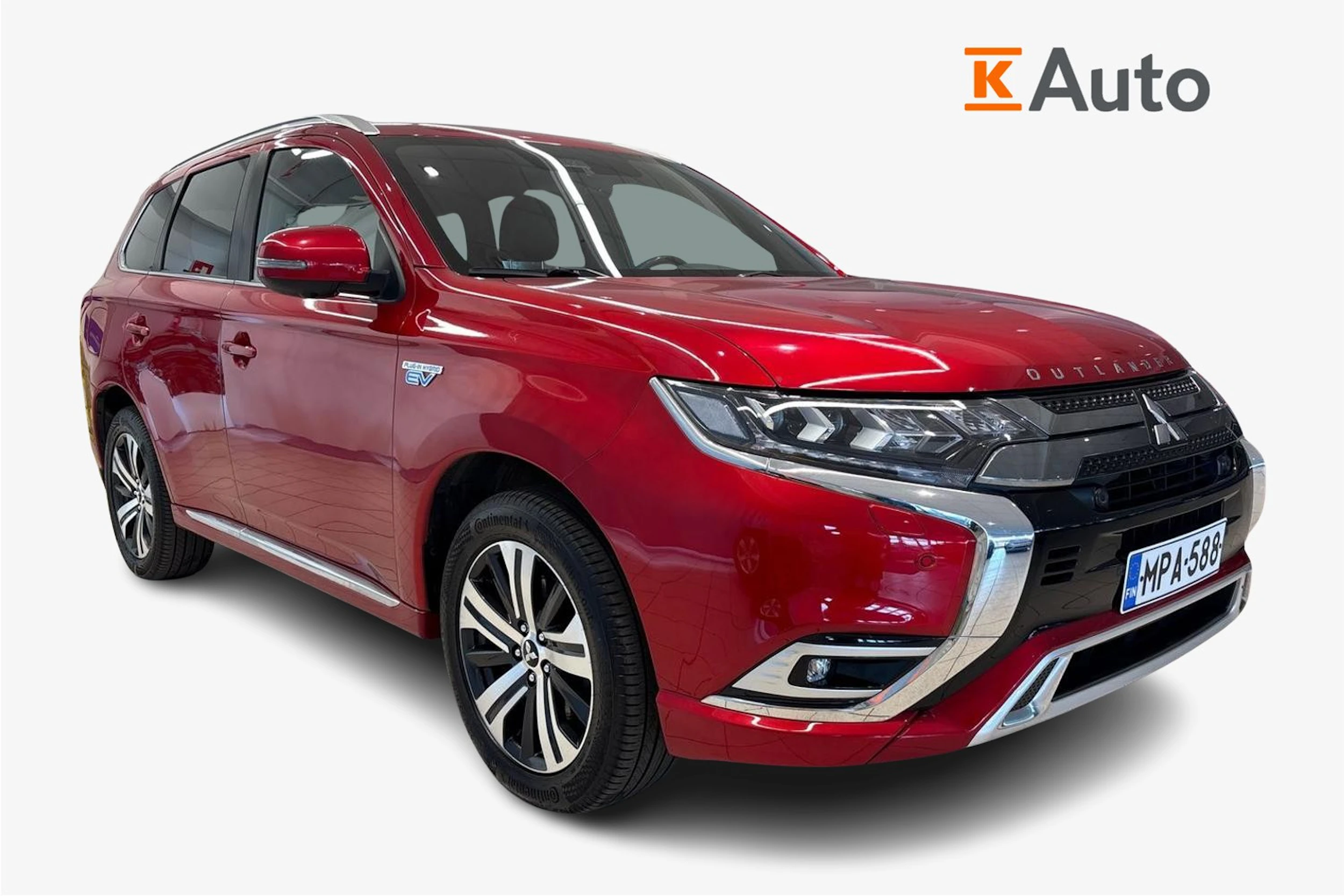 Punainen Mitsubishi Outlander PHEV 2020 kuva 1.