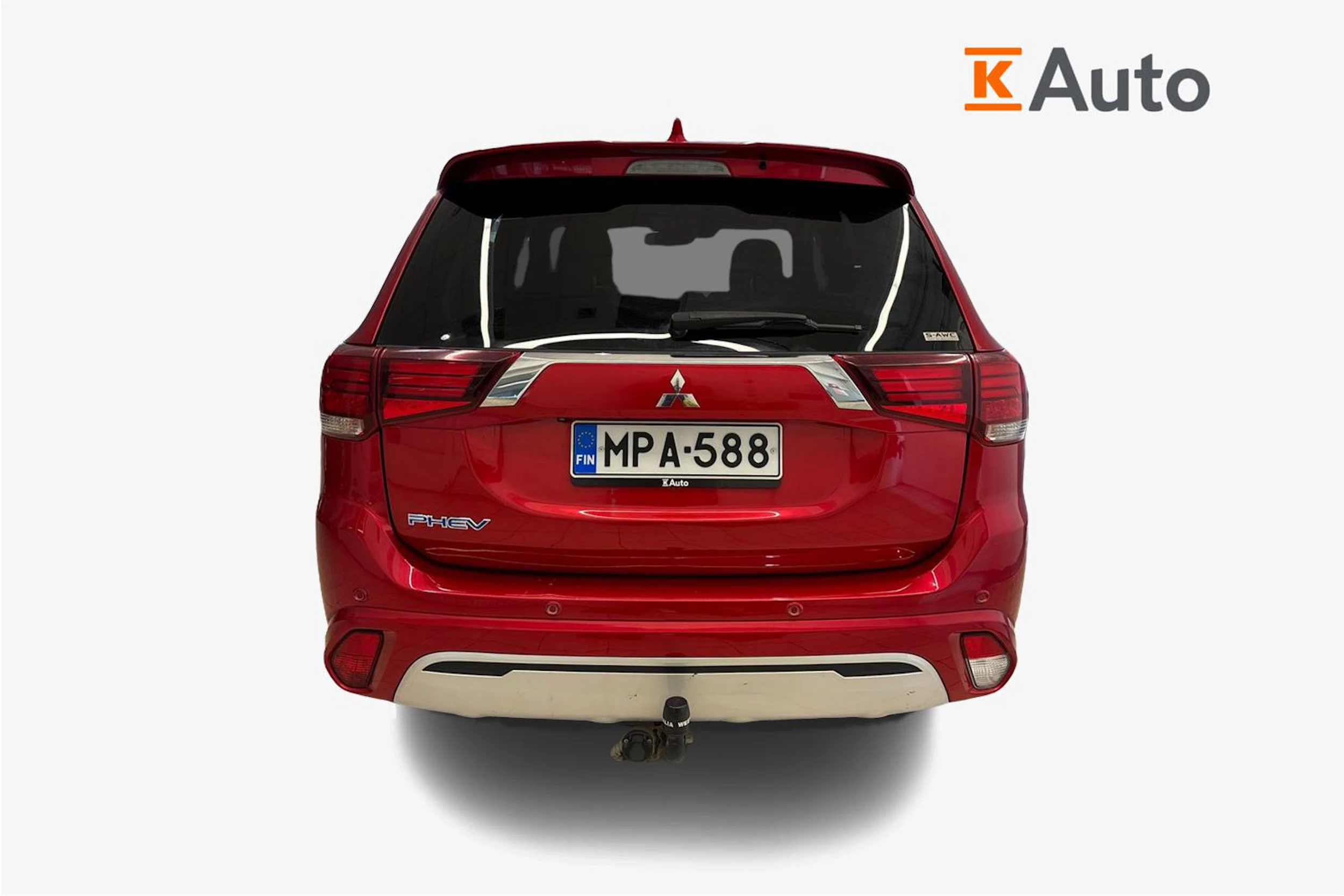 Punainen Mitsubishi Outlander PHEV 2020 kuva 4.