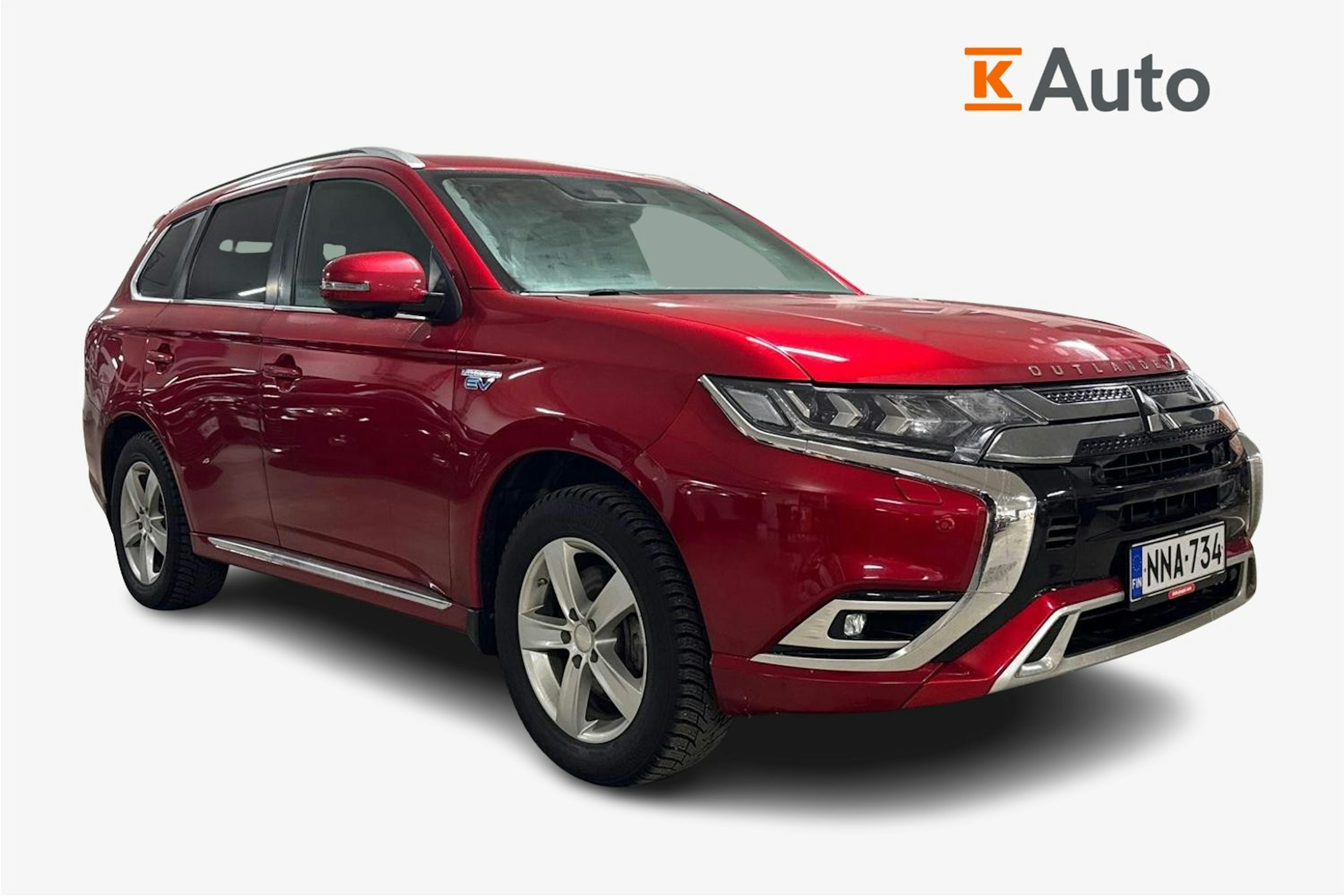 punainen Mitsubishi Outlander PHEV 2020 kuva 1.