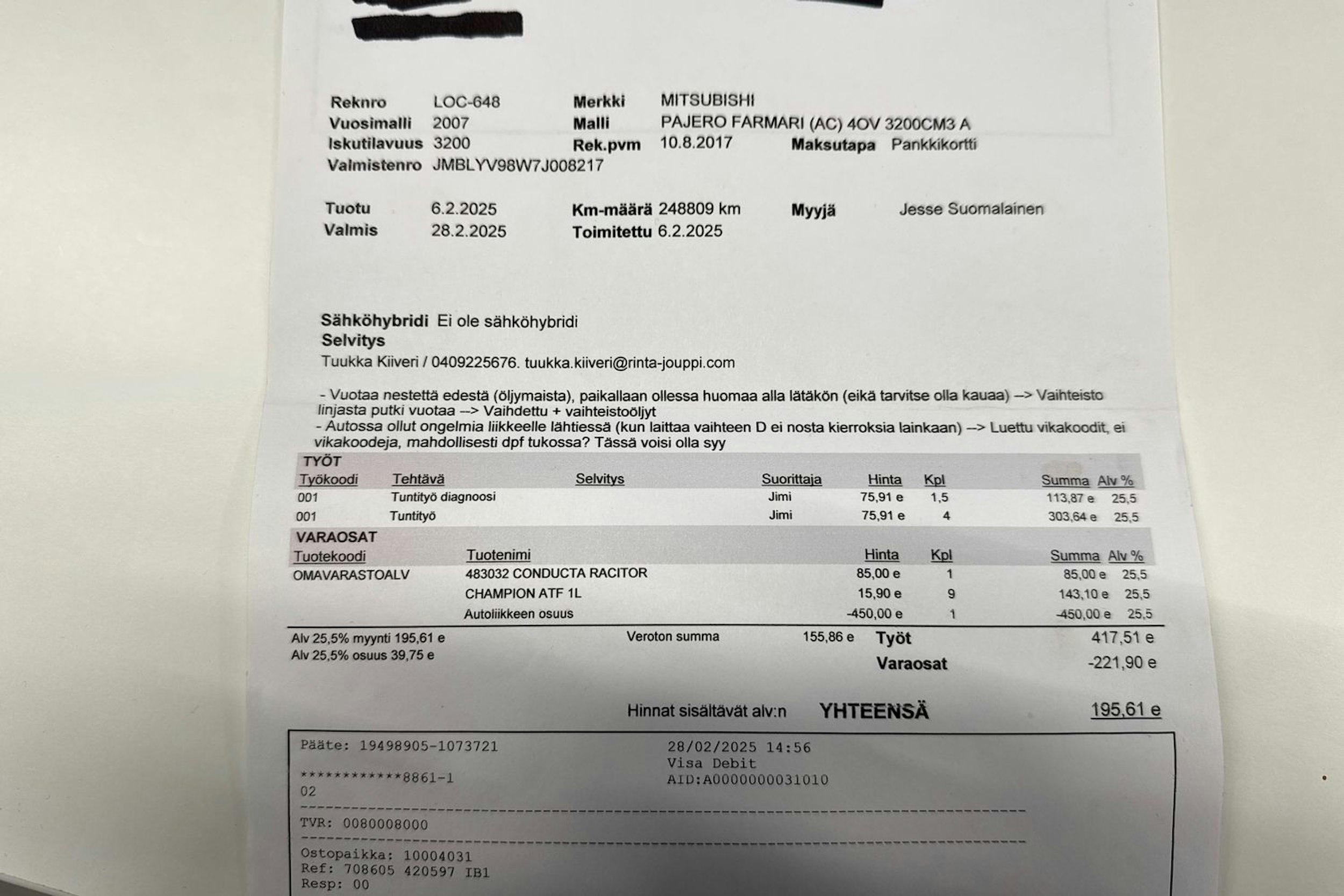 musta Mitsubishi Pajero 2007 kuva 19.