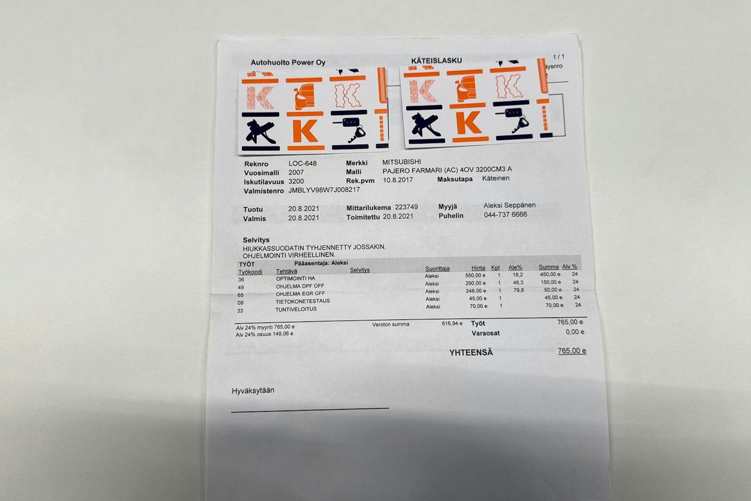 musta Mitsubishi Pajero 2007 kuva 20.