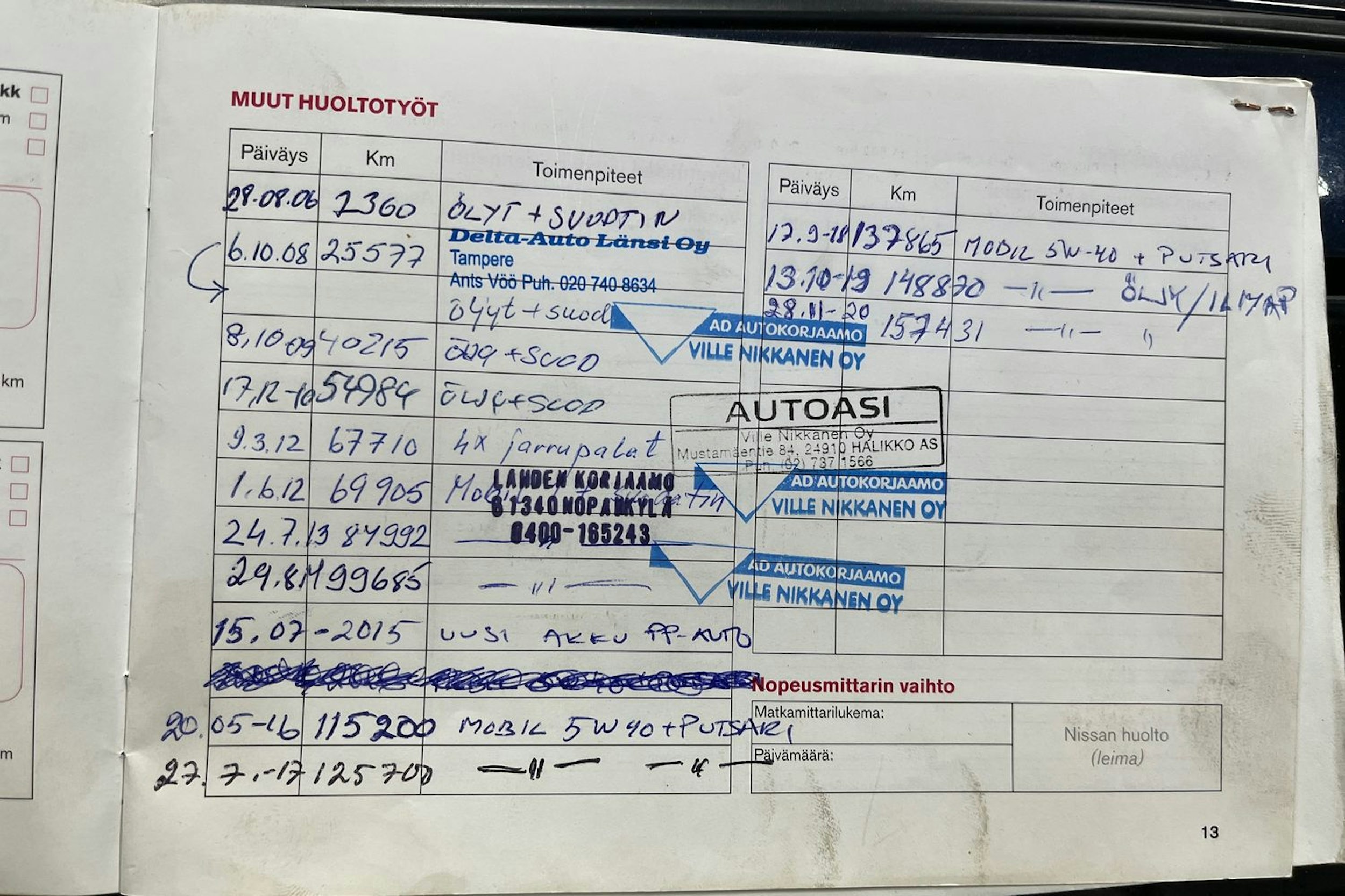 Sininen Nissan ALMERA 2005 kuva 26.